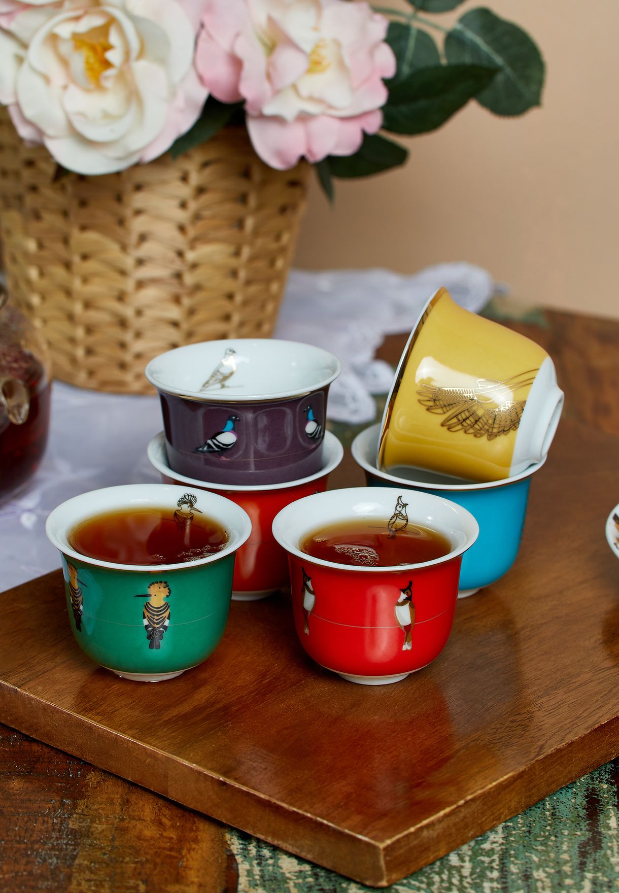 Set Of 6 Sarb Arabic Coffee Cups