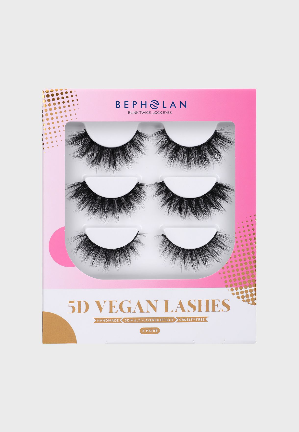 Super Volume Layered Mink Lashes - Pack Of 3