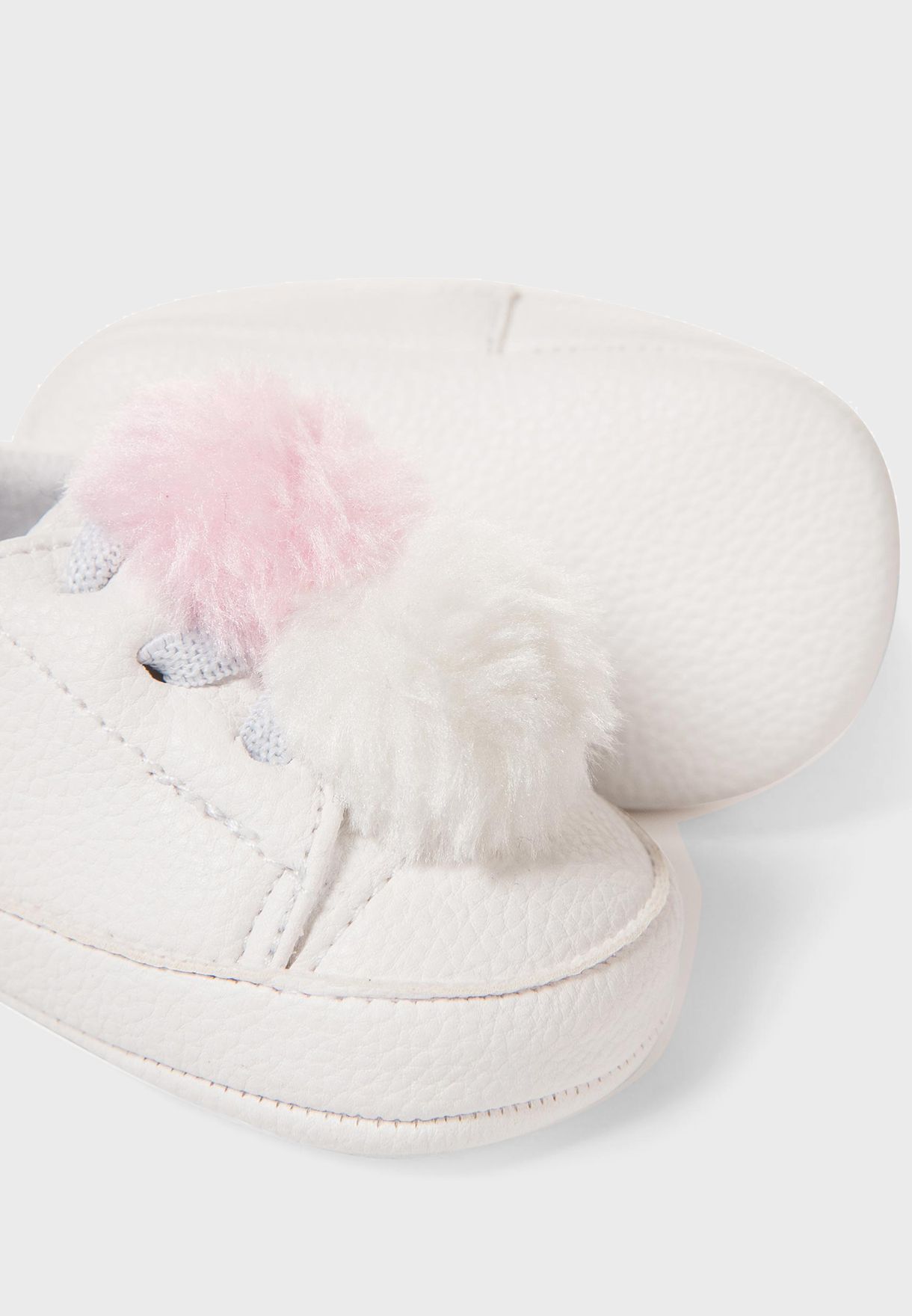 Infant Pompom Detail Sneakers
