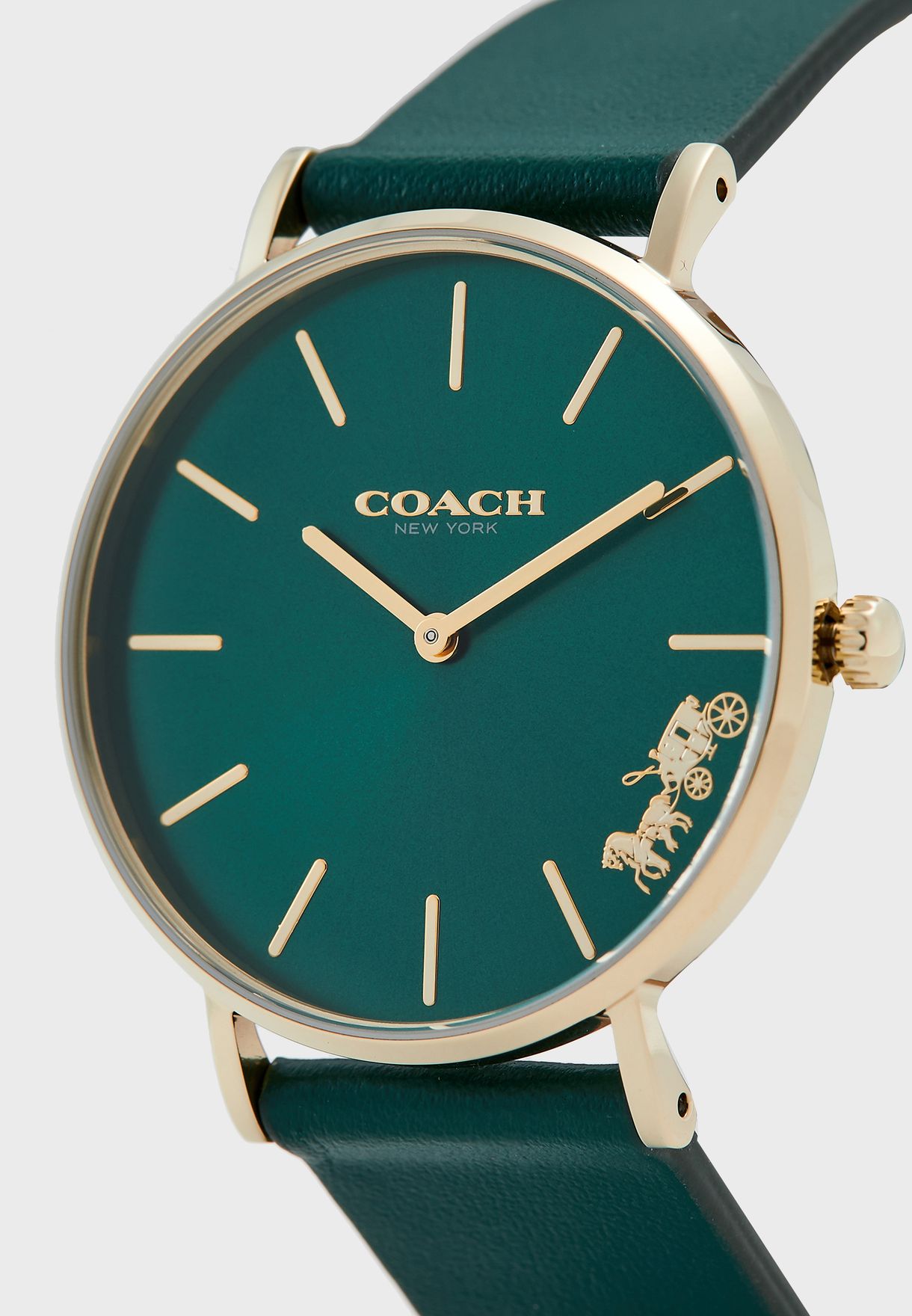 Buy Coach green Perry Analog Watch for Women in Riyadh, Jeddah