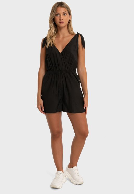 Tie Strapped Playsuit