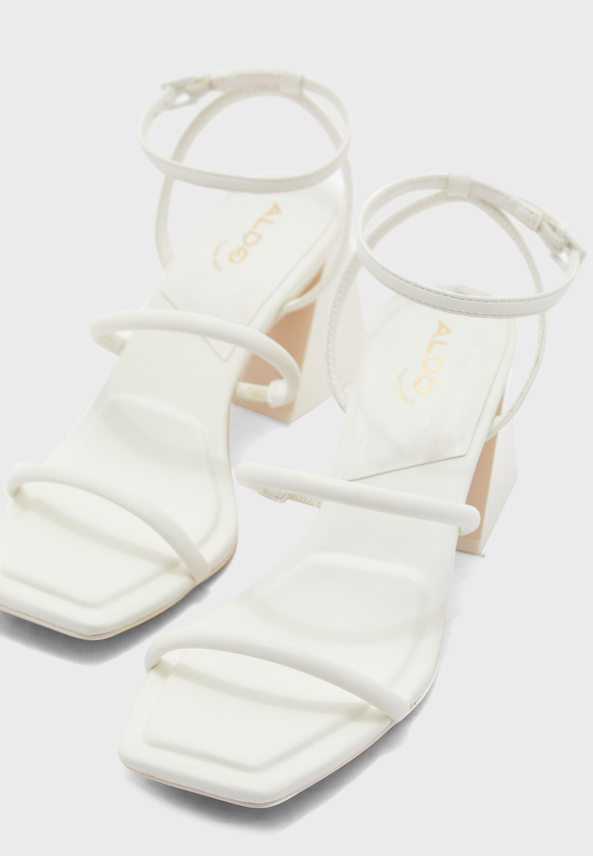 Buy Aldo white Miran High Heel Sandals for Women in Manama, Riffa