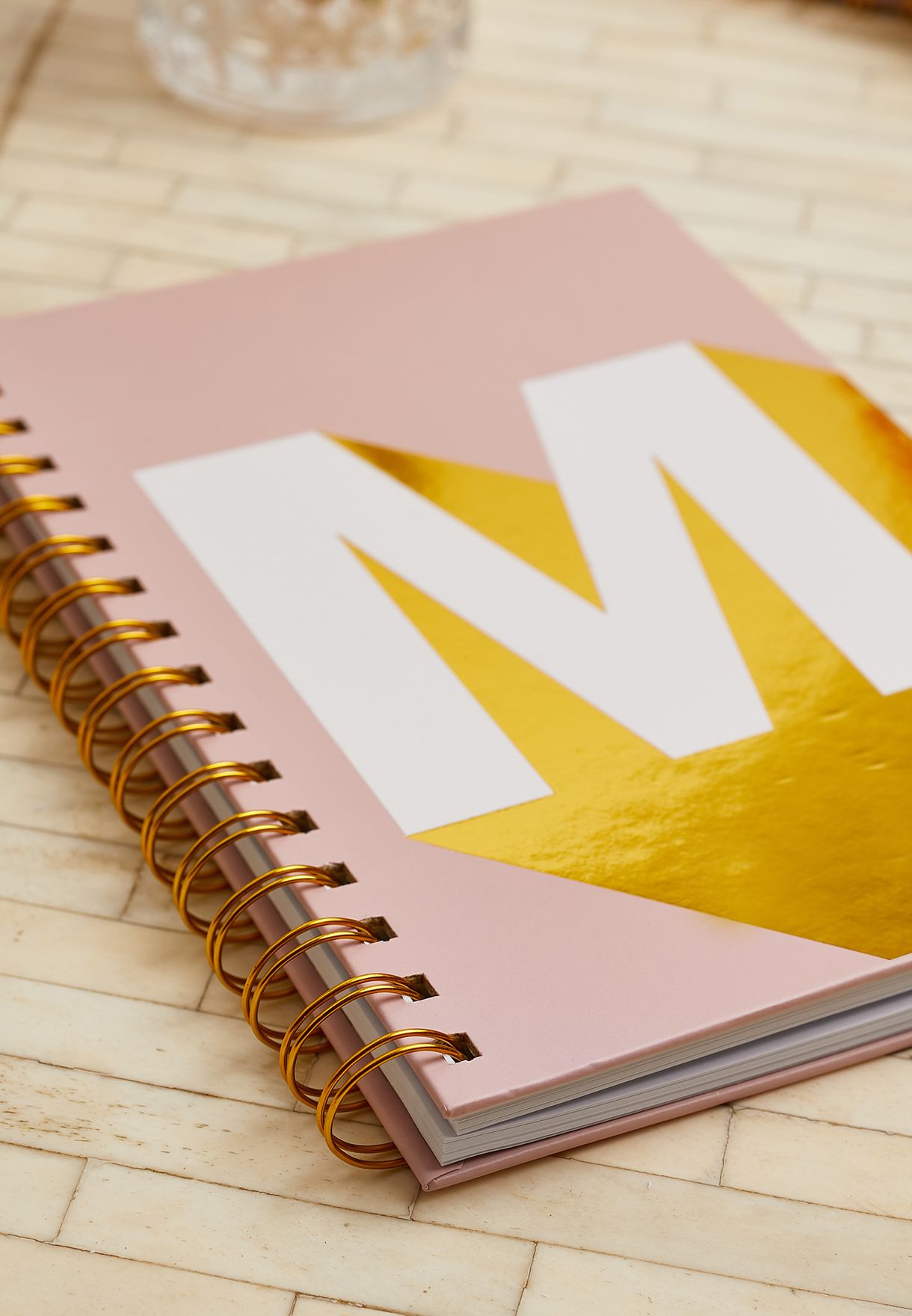 A5 English Monogram Notebook - M