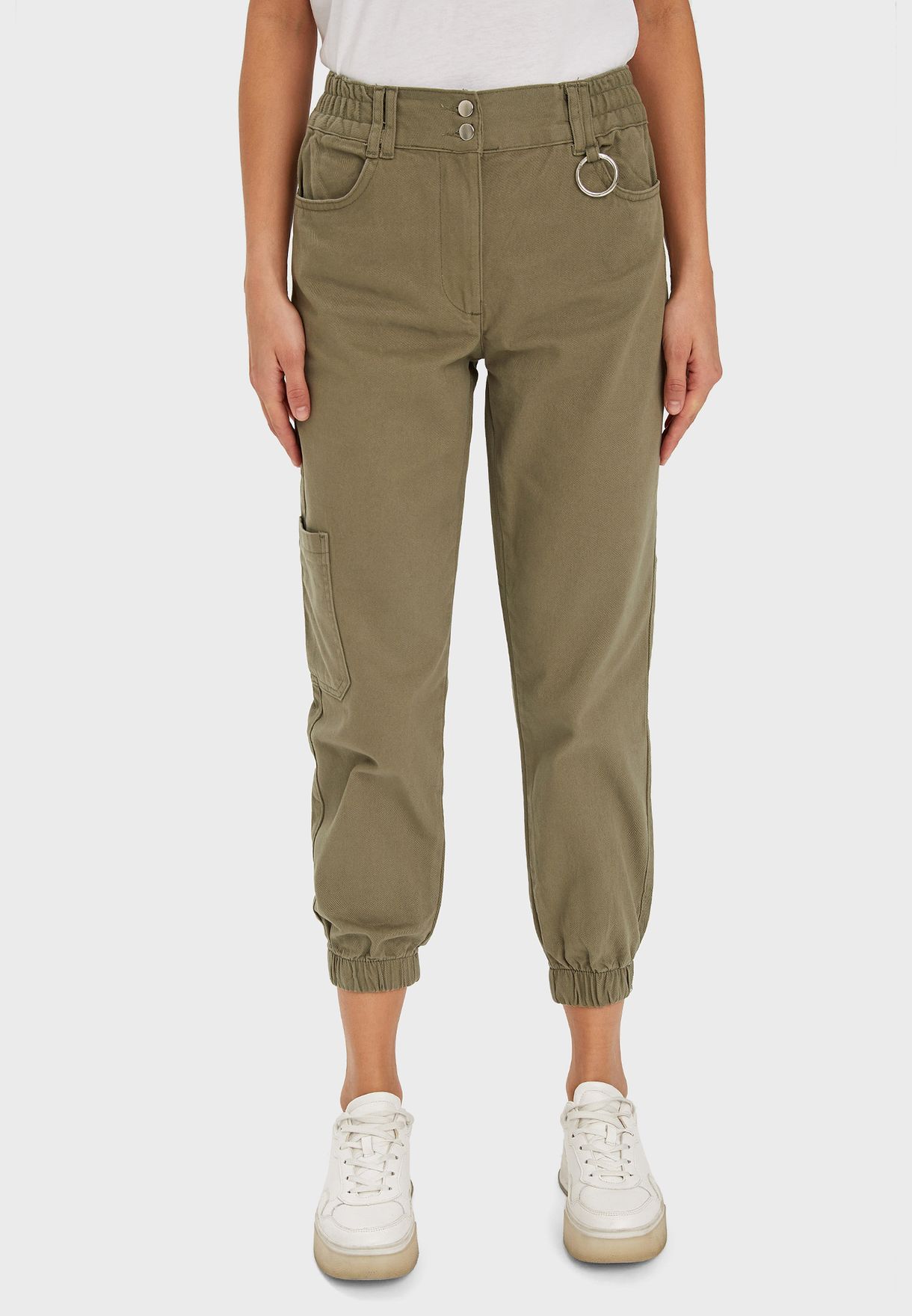 cuffed cargo pants