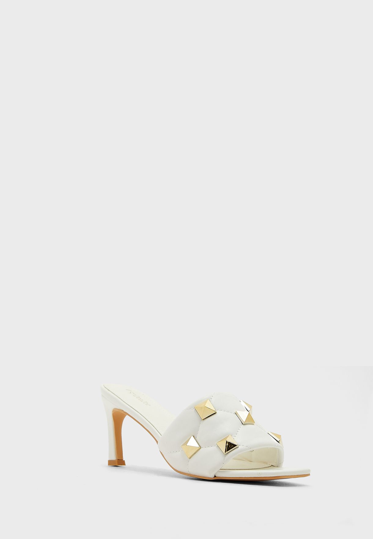 Wide Strap High Heel Sandals