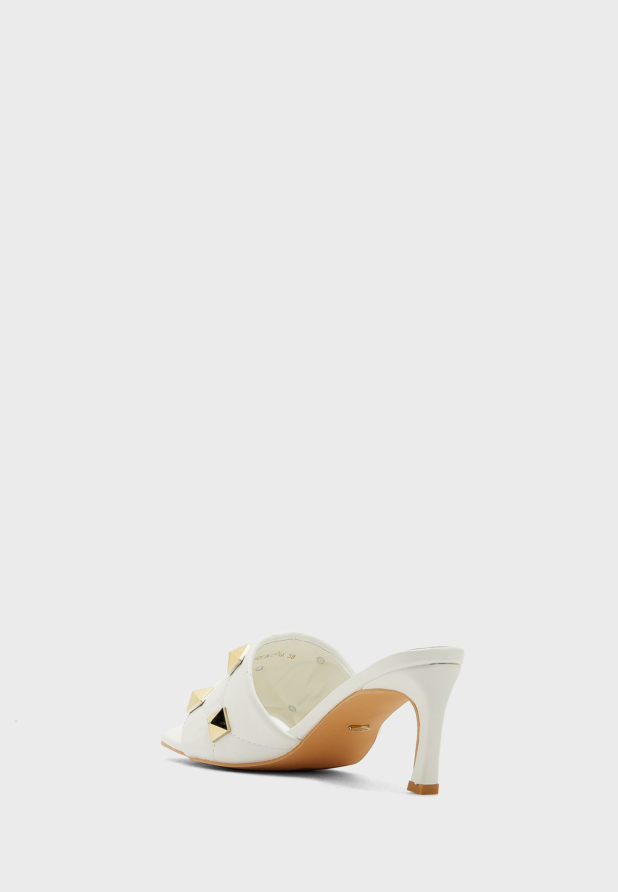 Wide Strap High Heel Sandals
