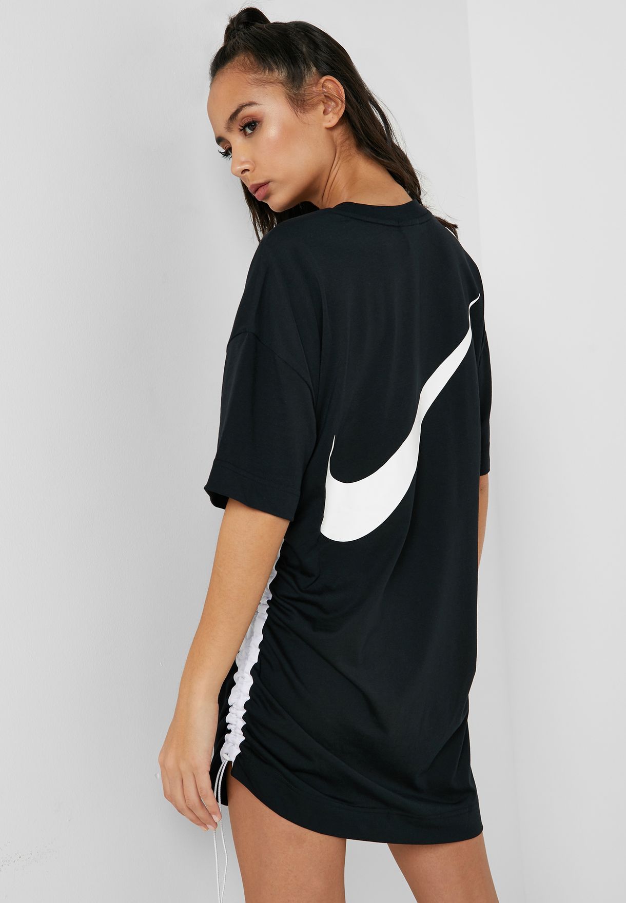 Buy Nike black NSW Swoosh Dress for 