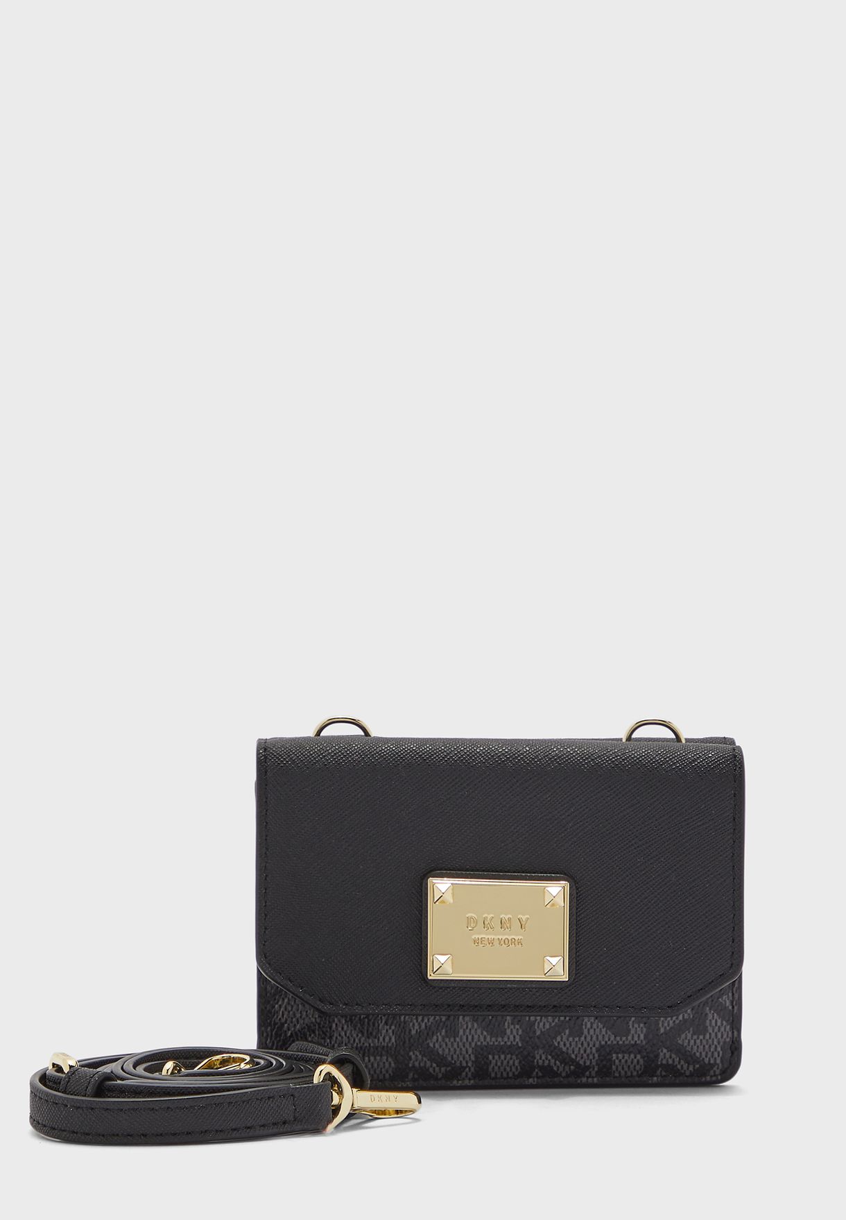 dkny pearl mini flap crossbody