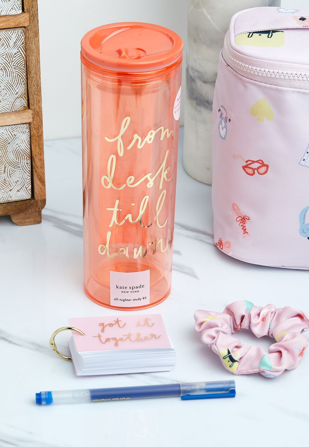 All-Nighter Water Bottle & Stationery Kit