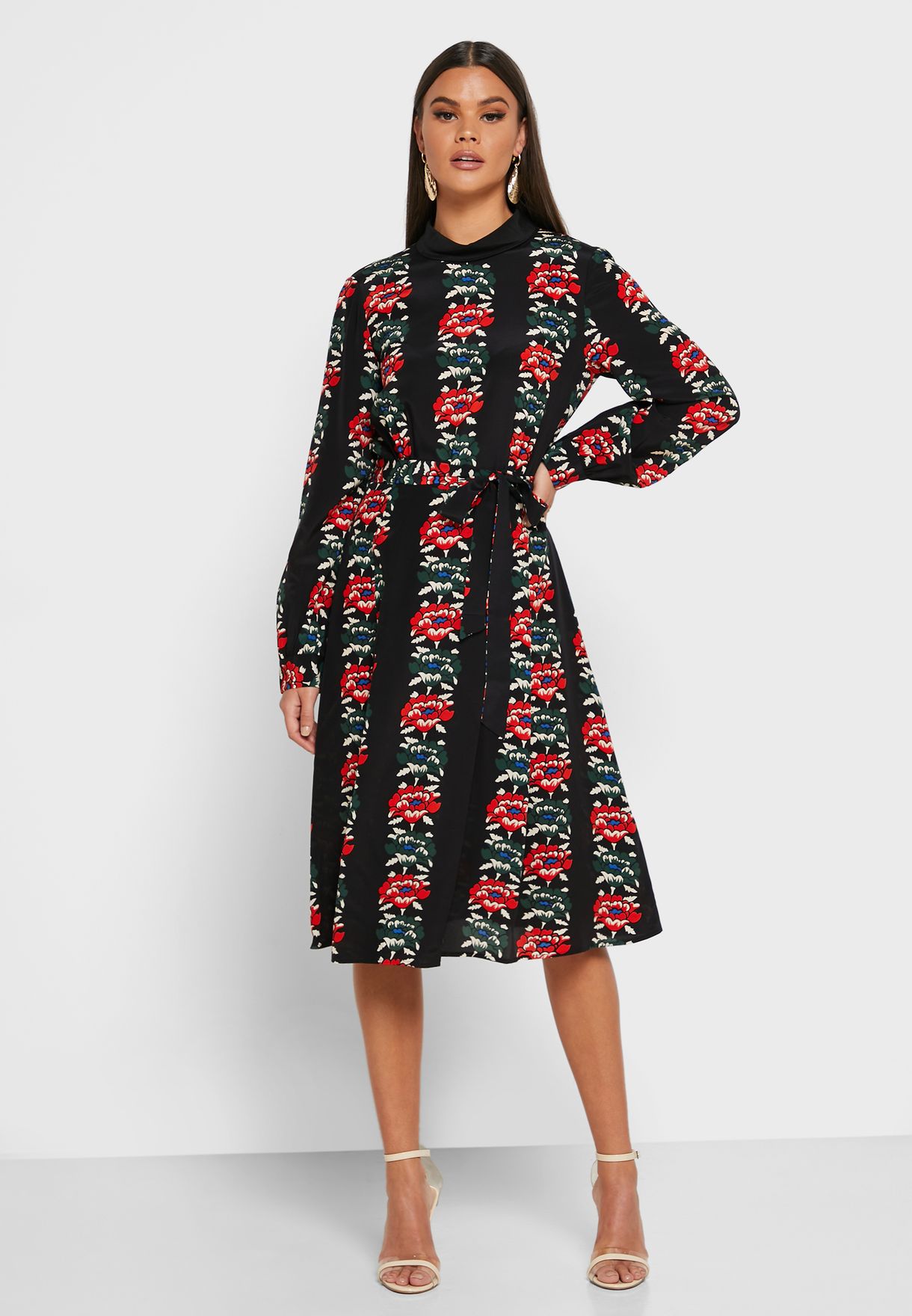 Buy L K Bennett Prints Dr Eames High Neck Floral Print Dress For Women In Mena Worldwide Dr Eames