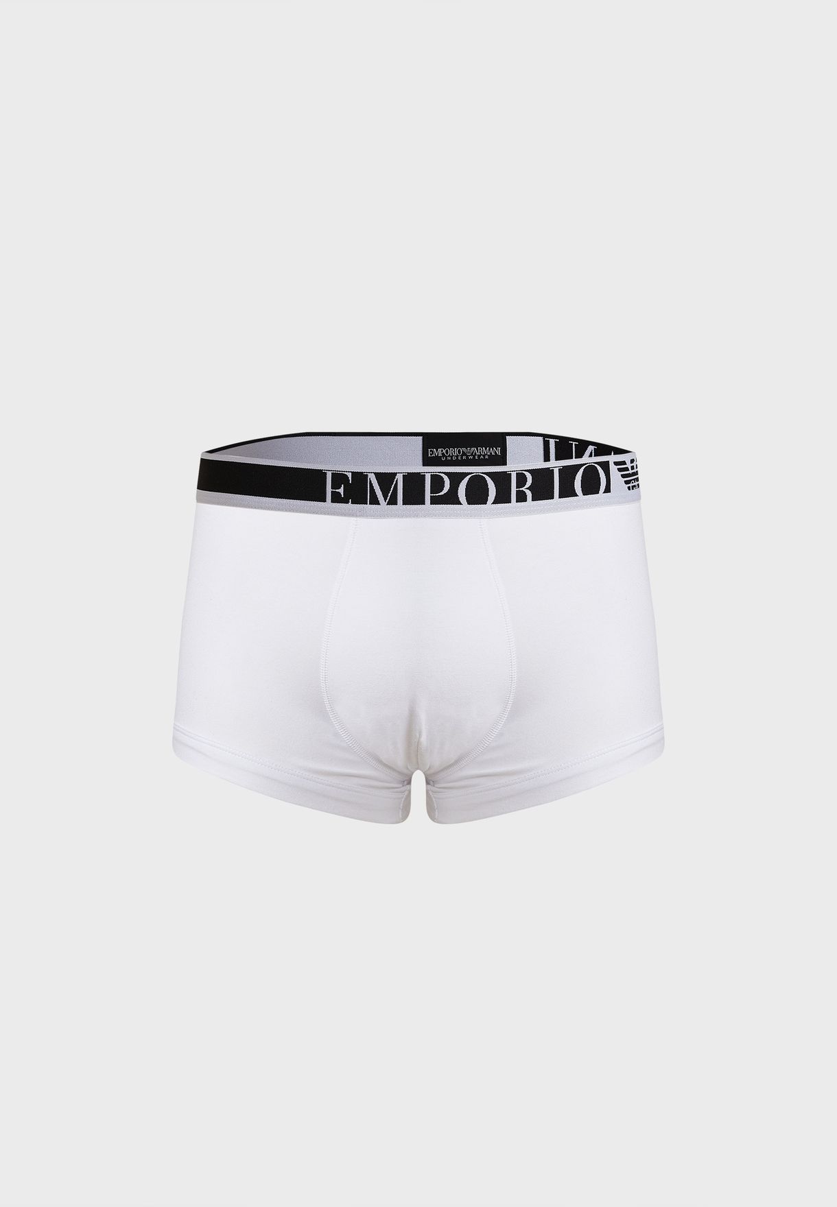 Buy Emporio Armani white Plain Trunk for Men in Dubai, Abu Dhabi