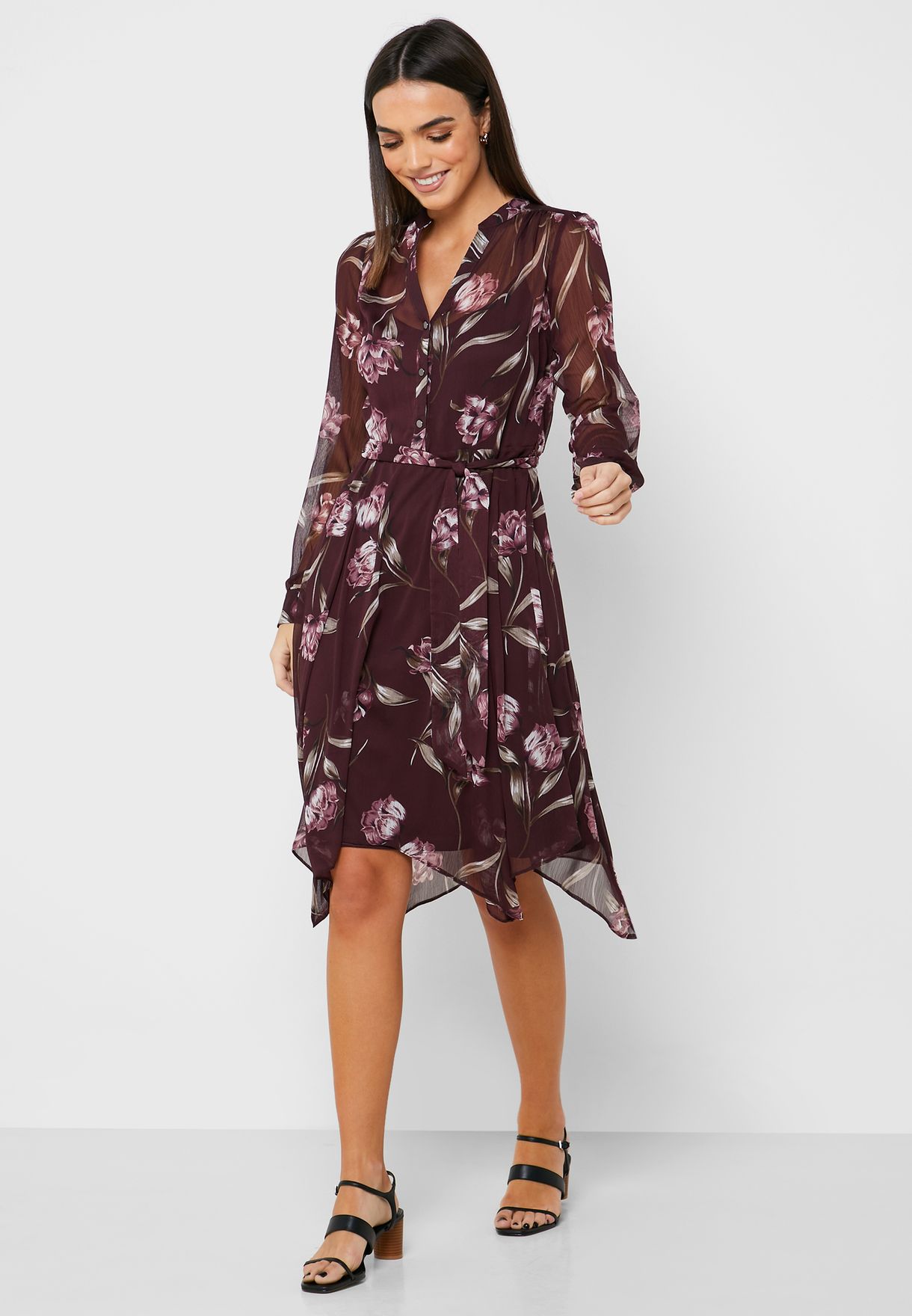 wallis hanky hem dress