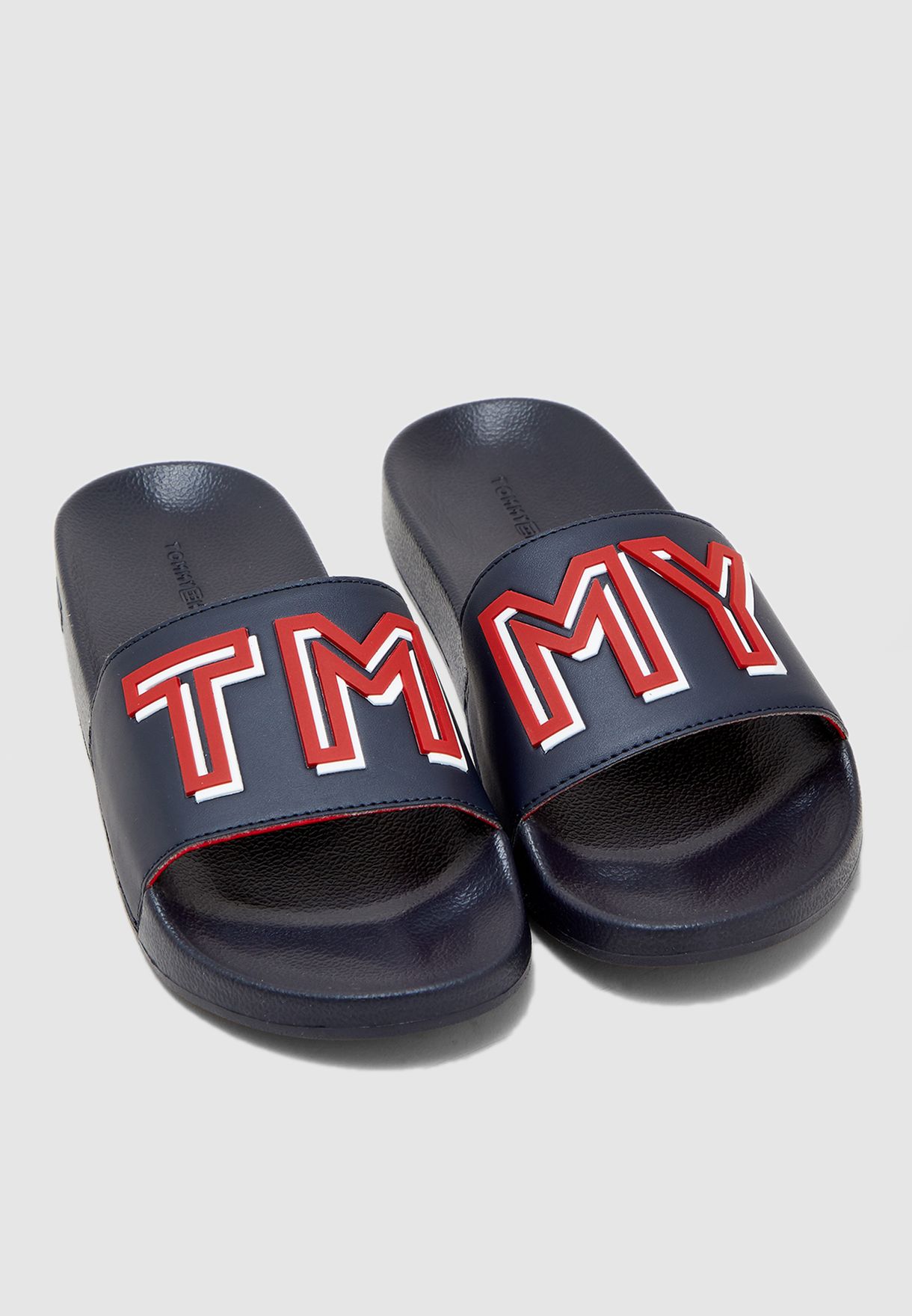 colorful tommy hilfiger slides