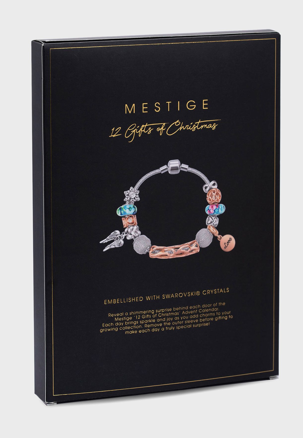 Advent Calendar With Charm Bracelet Gift Set