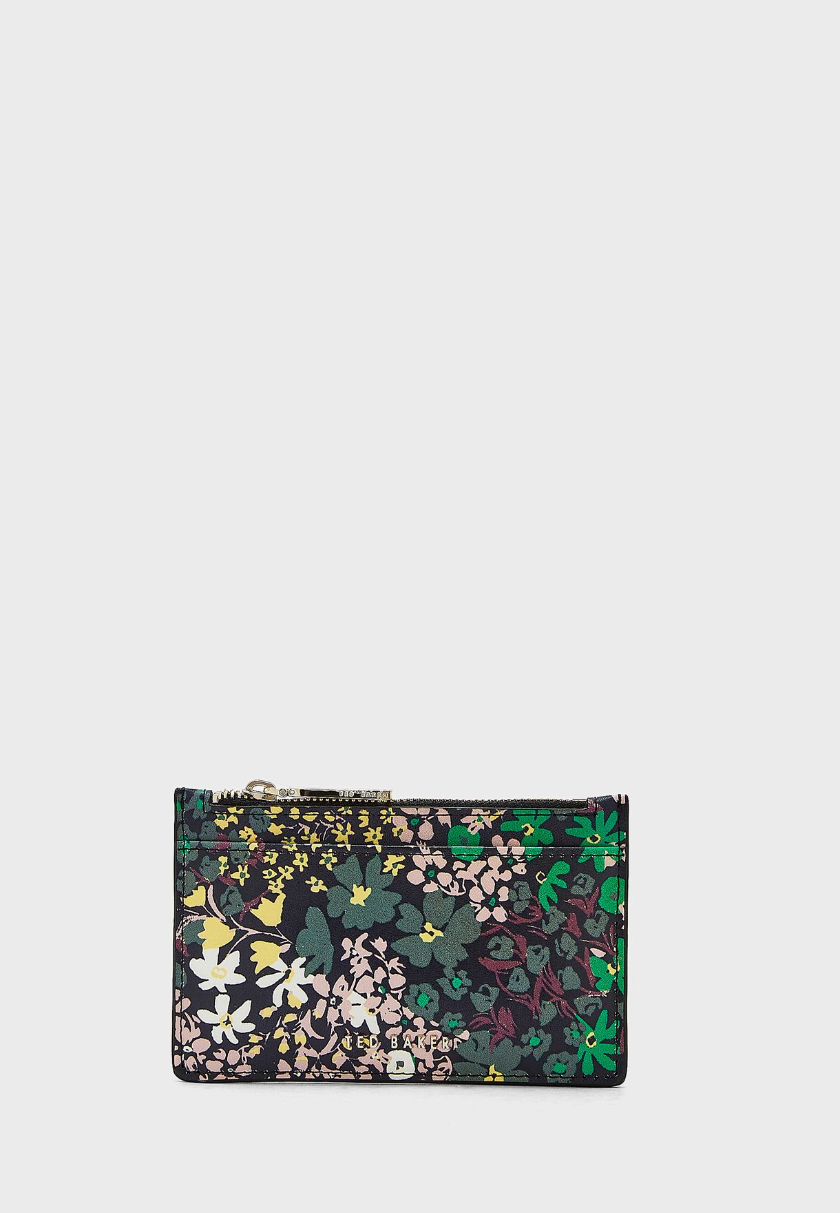 Ditsy Floral Zipped Card Holder