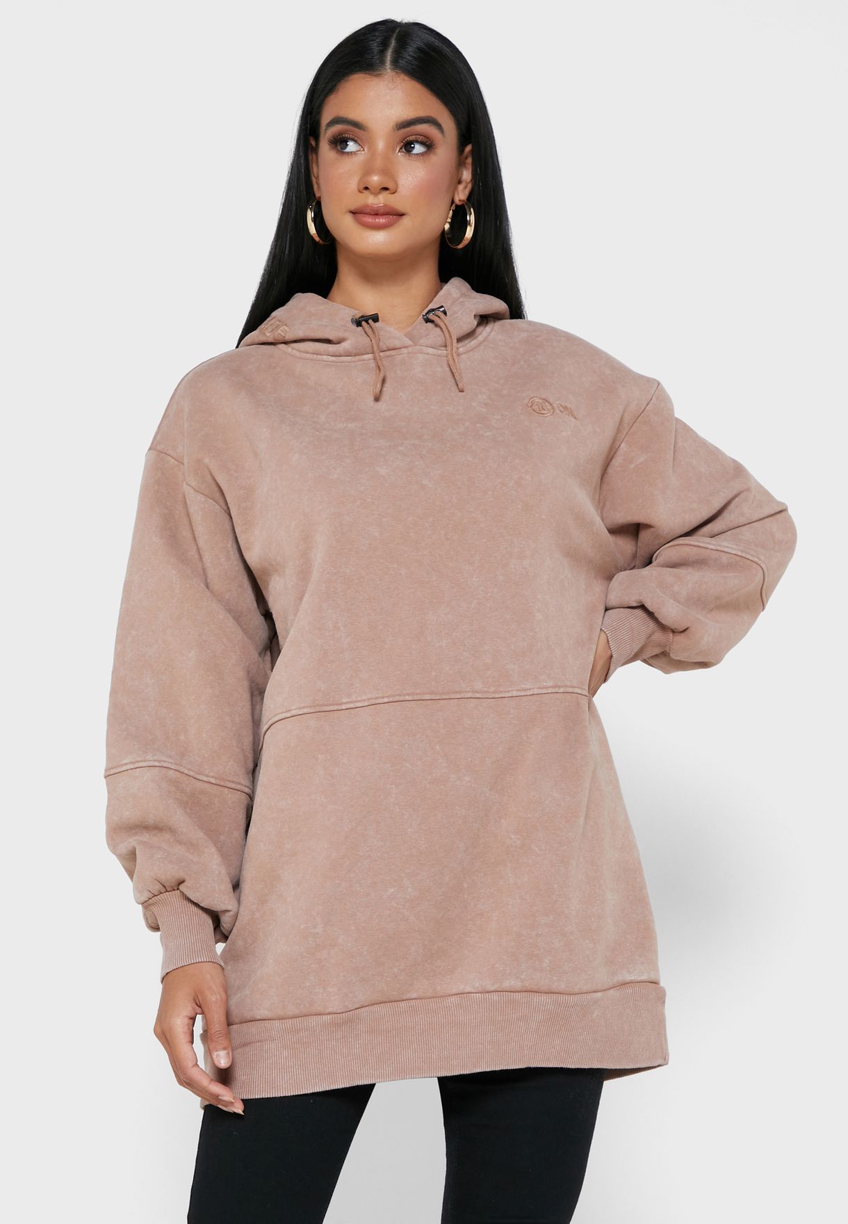 river island beige hoodie