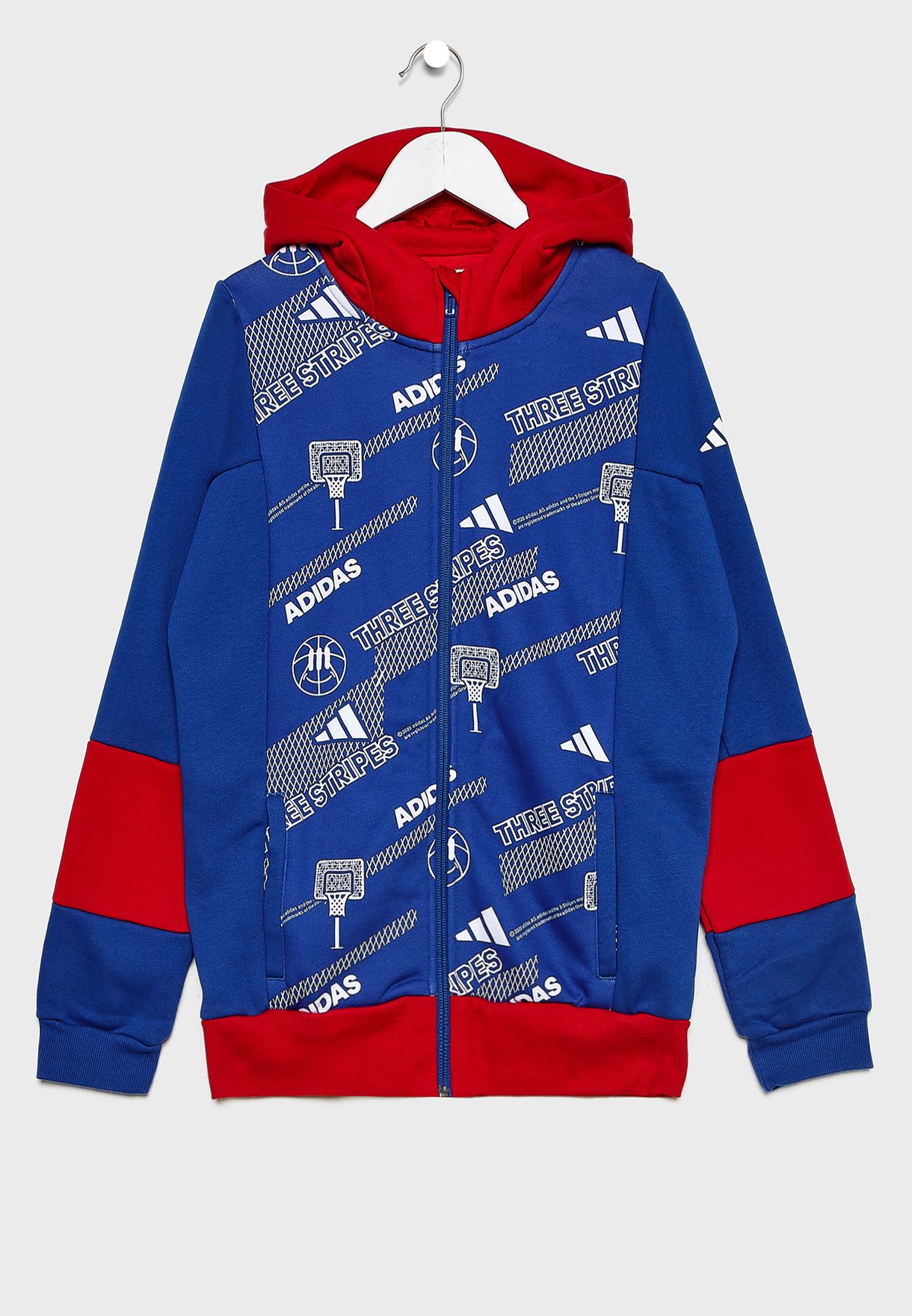 youth adidas zip up jacket