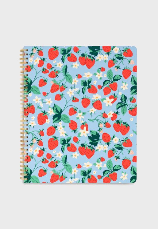 Strawberry Field Rough Draft Large Notebook