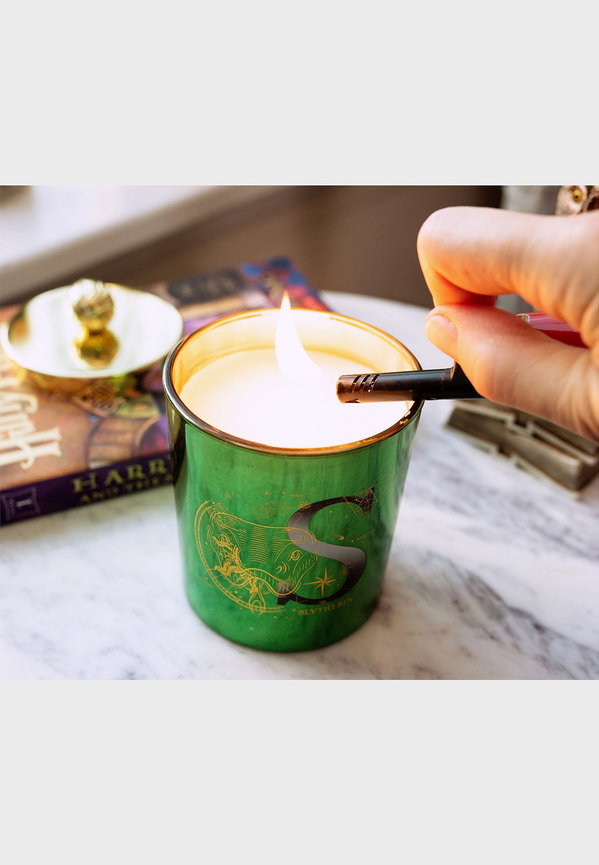 Harry Potter Slytherin Premium Soy Wax Candle