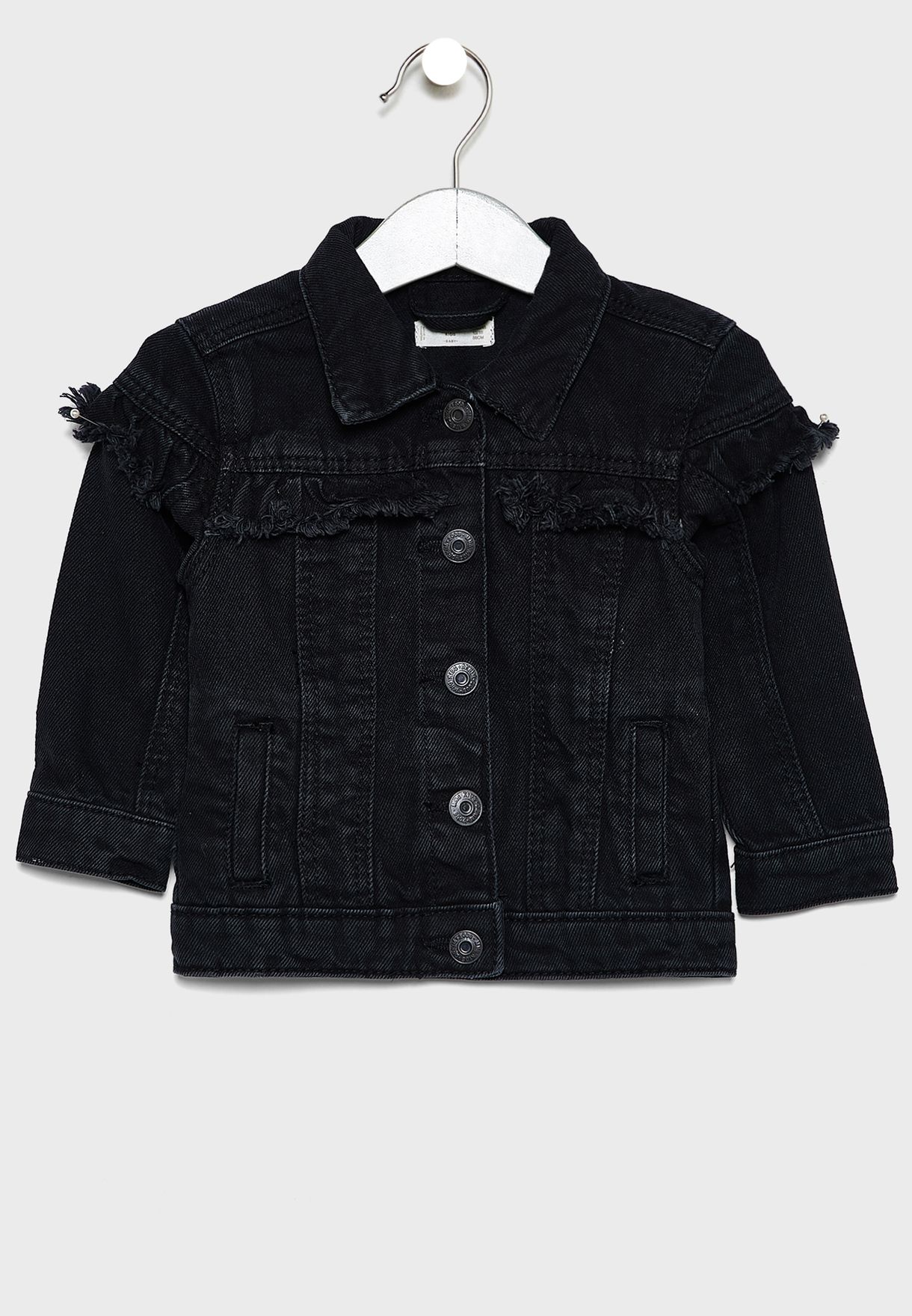 black infant coat