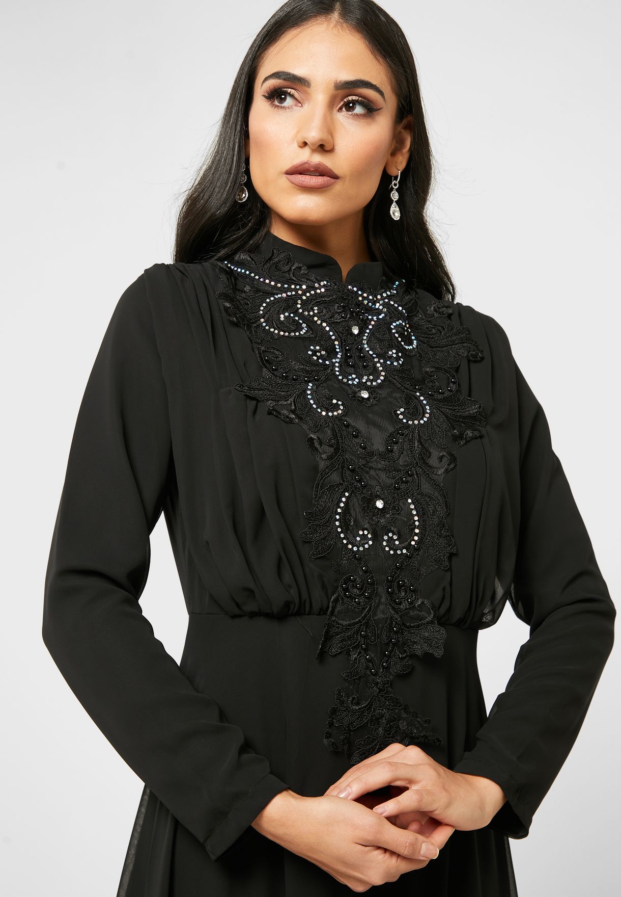 Embroidered Detail Dress