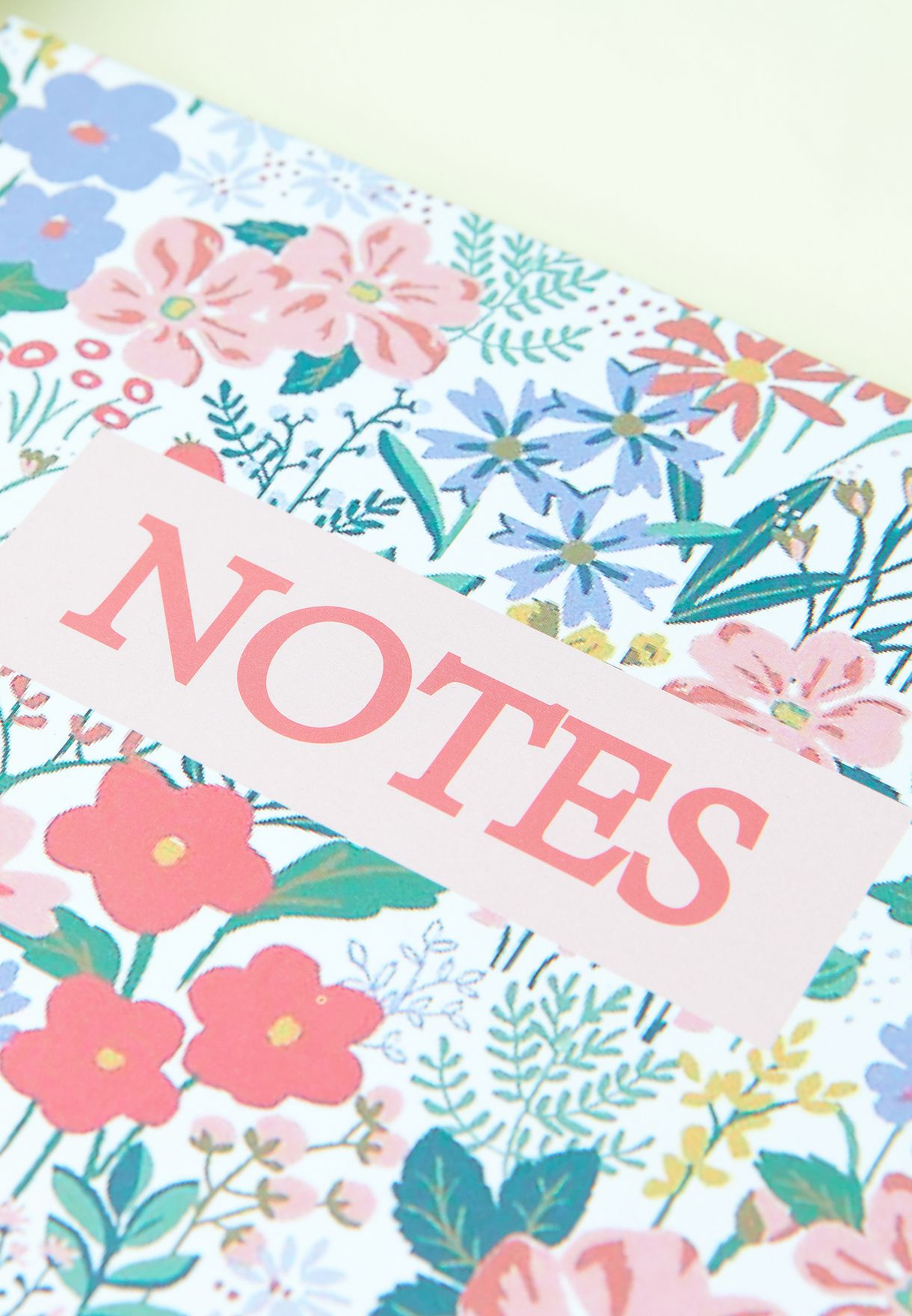 A4 Floral Notebook