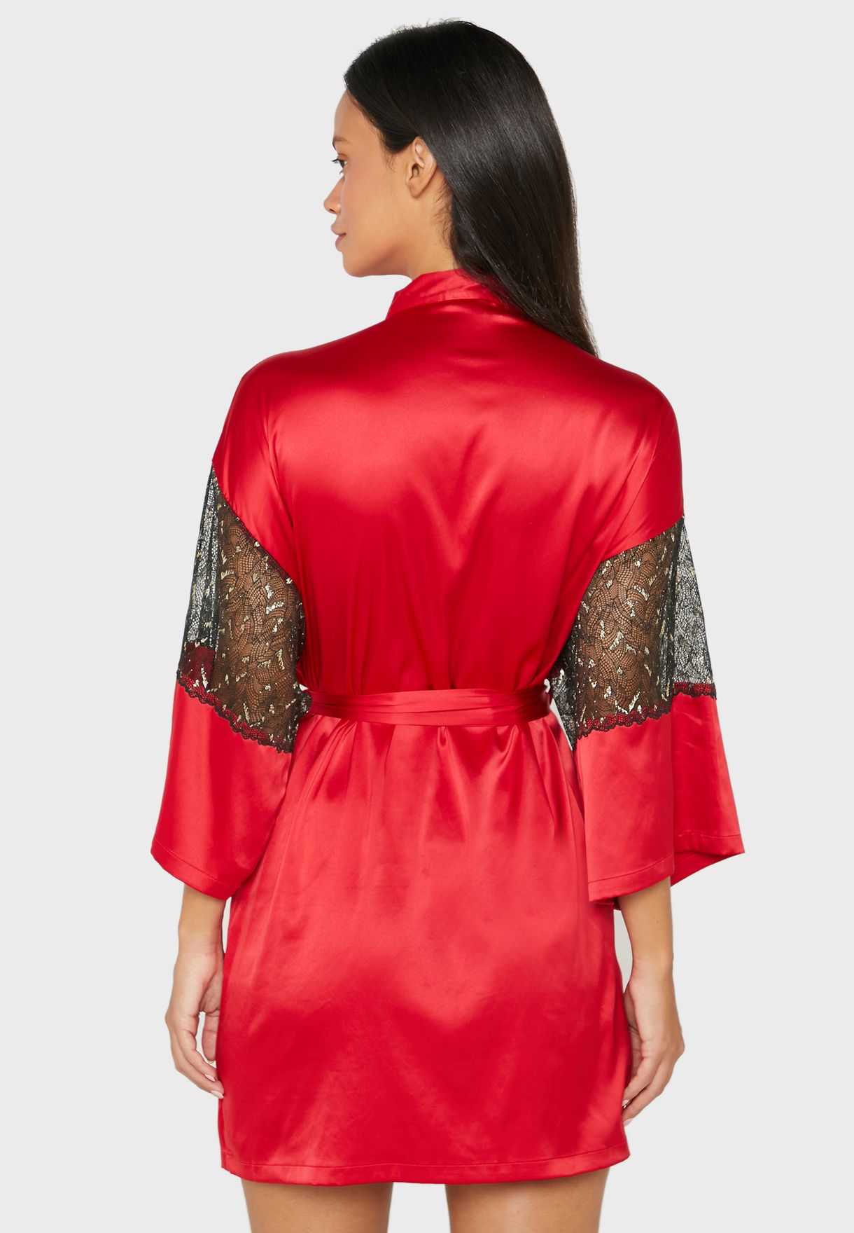 Buy La Senza red Short Robe for Women in MENA, Worldwide
