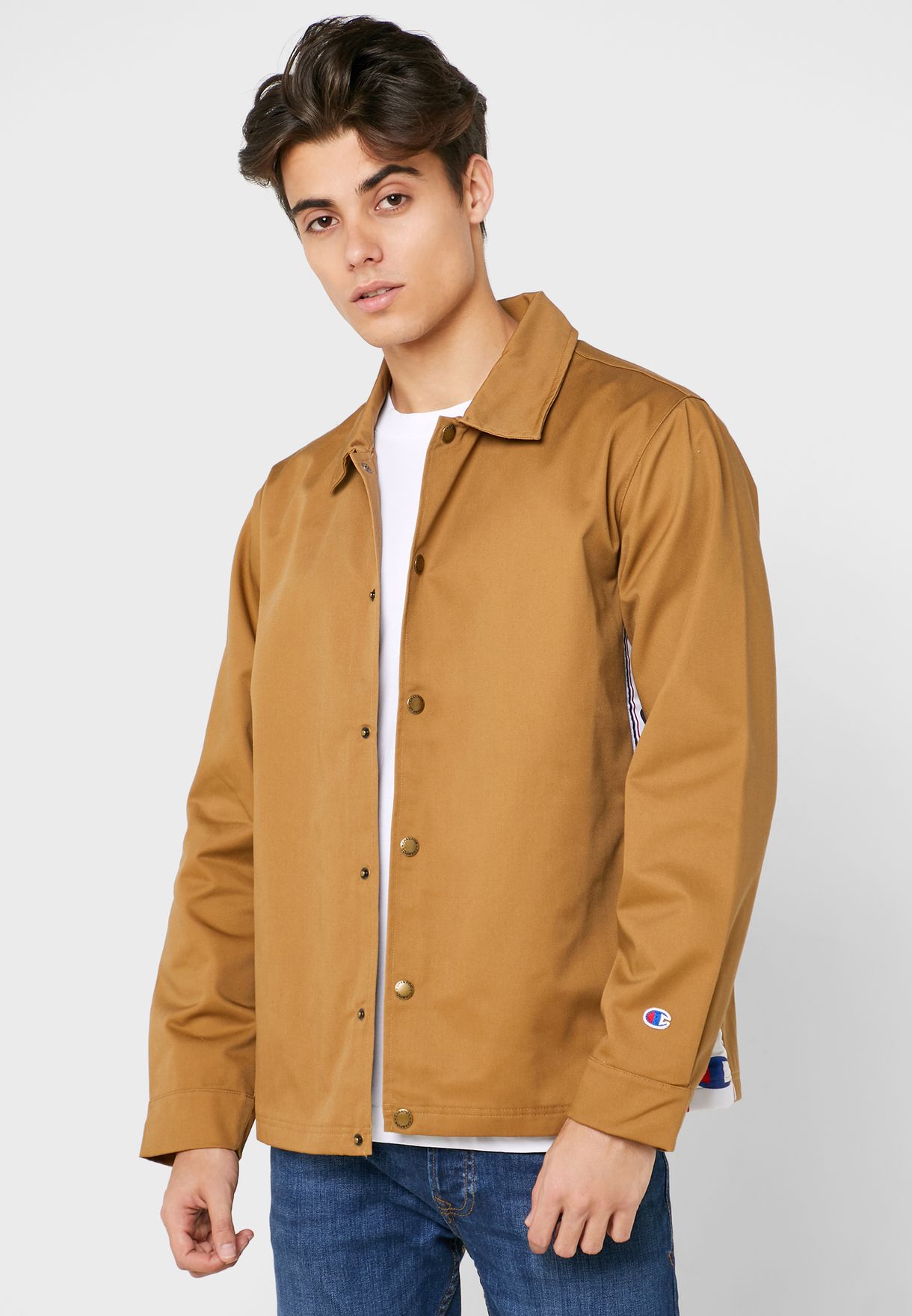 Buy Champion brown Coach Jacket for Men 