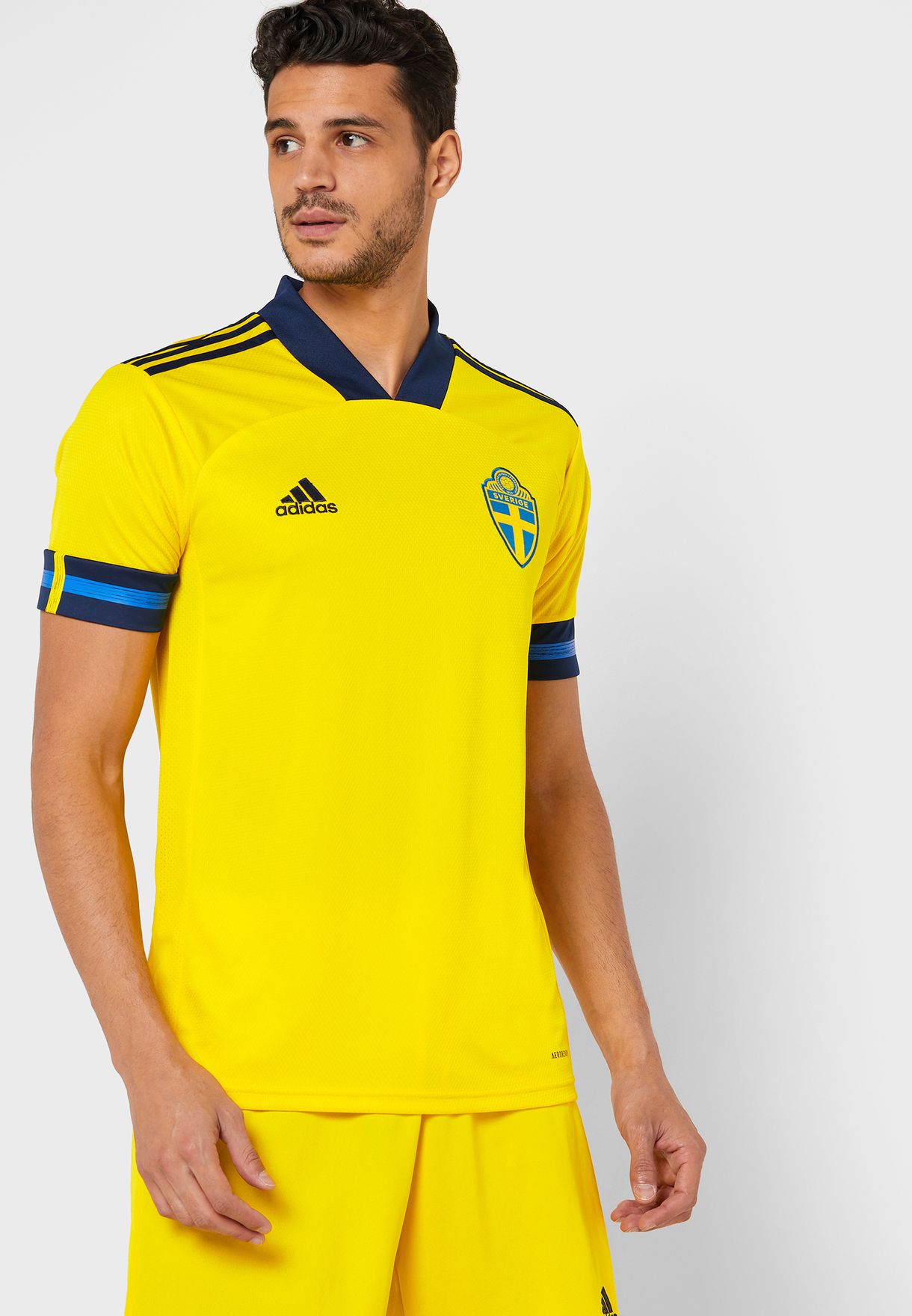 Buy adidas yellow Sweden Home Jersey 