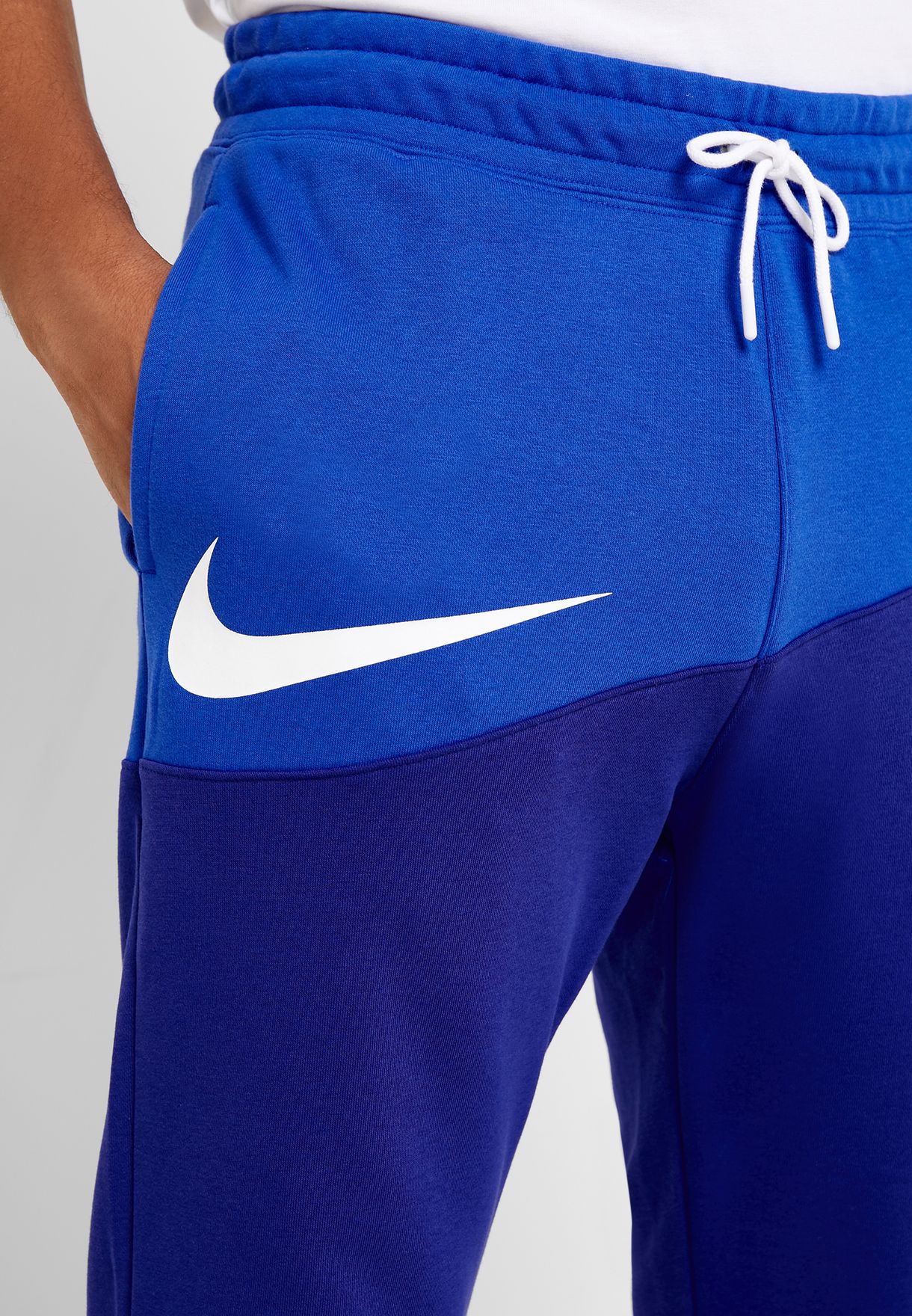 nike sweatpants mens navy blue