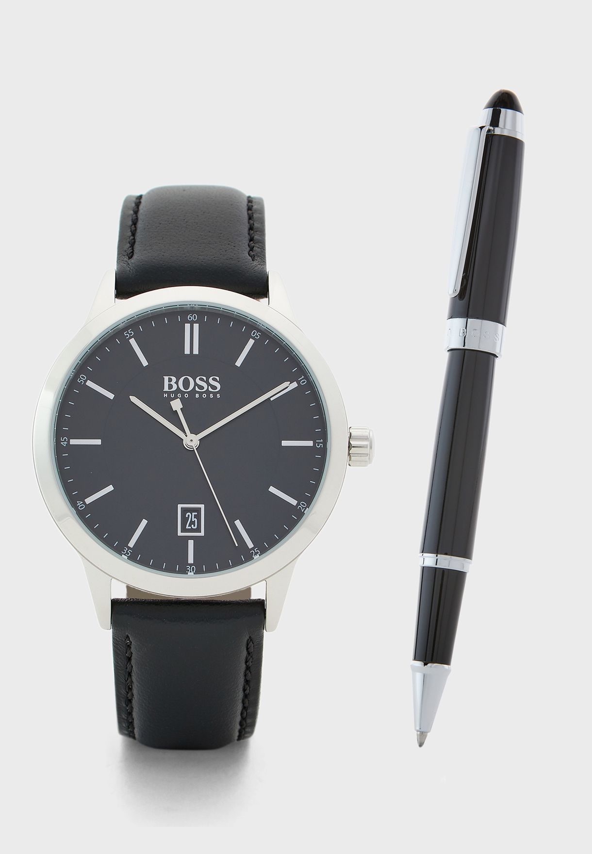 hugo boss watch with pen