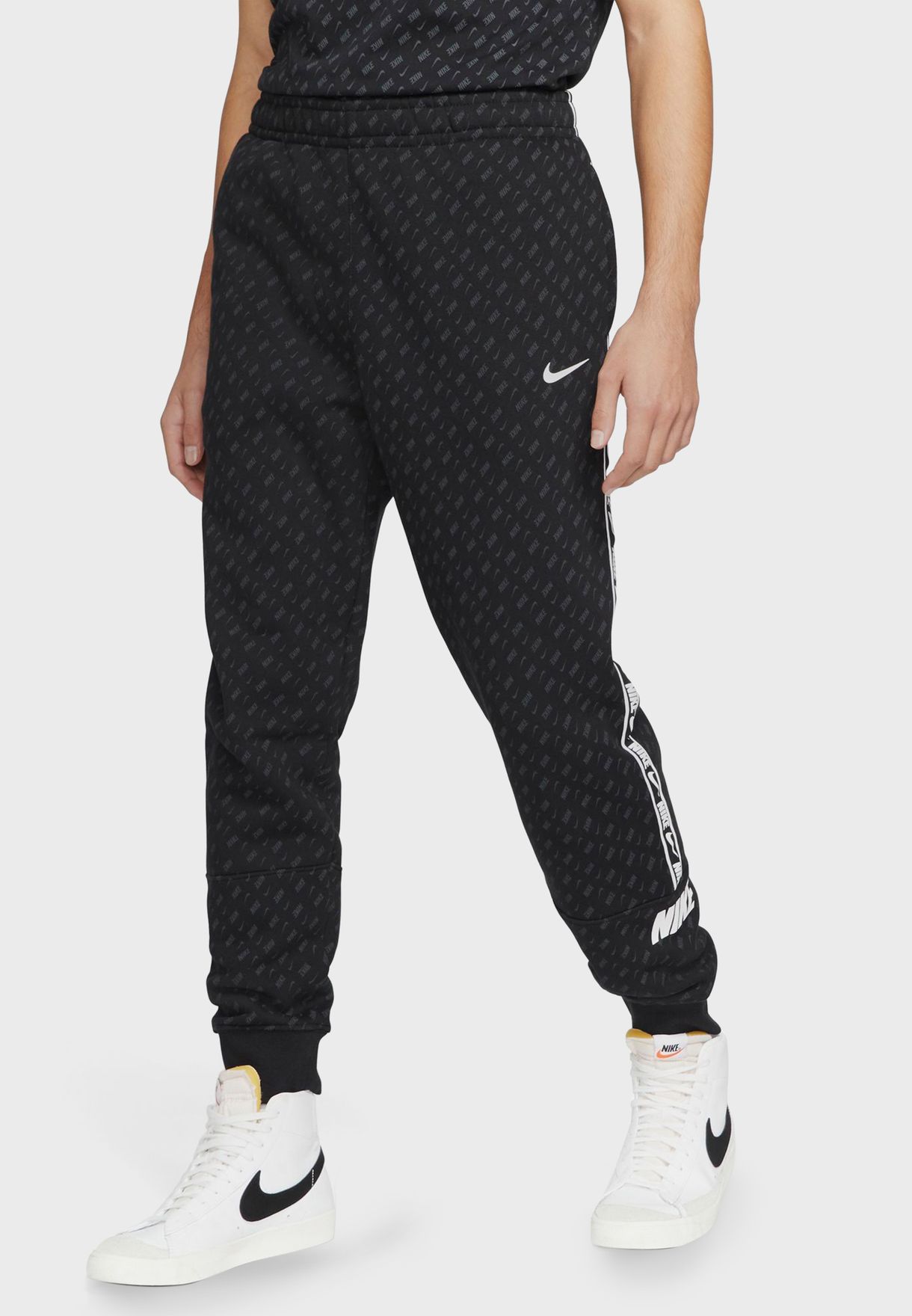 nike tube top and sweats