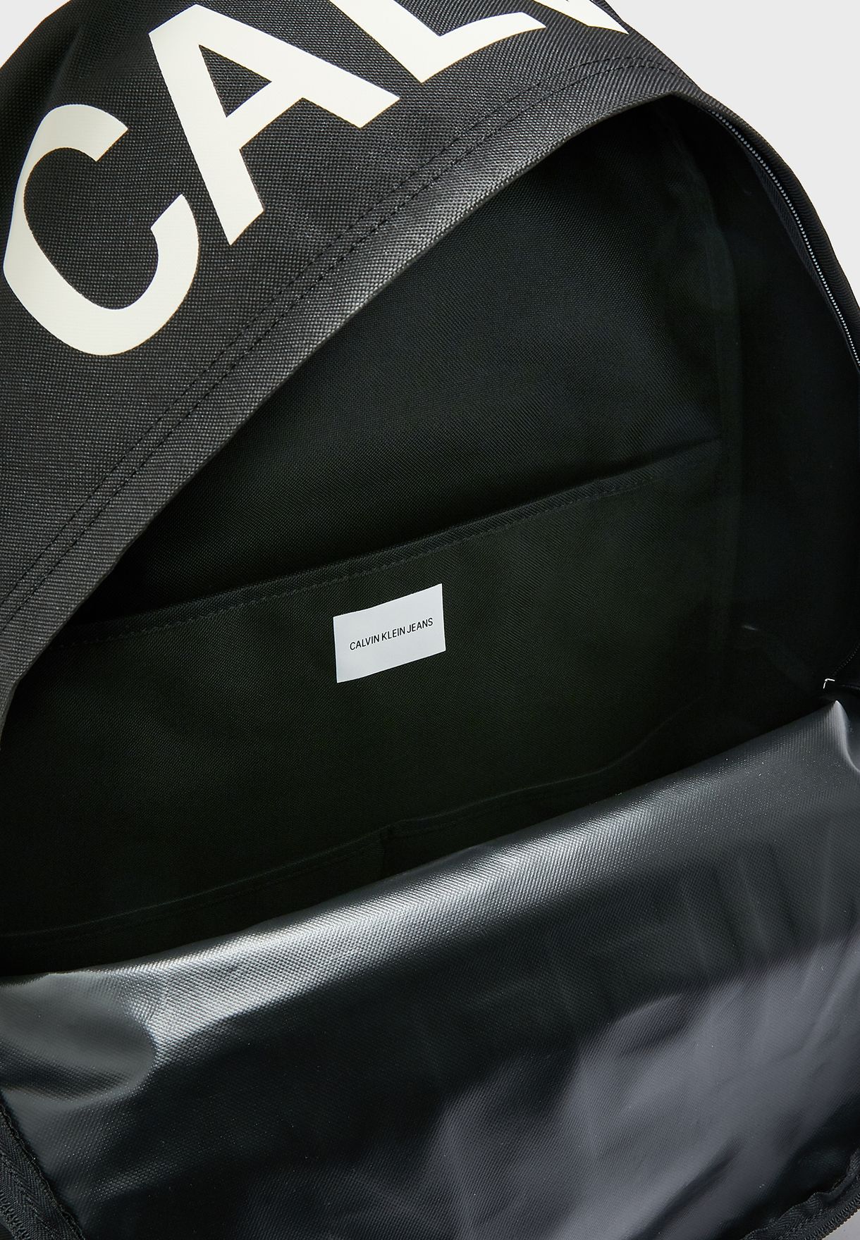 calvin klein logo backpack