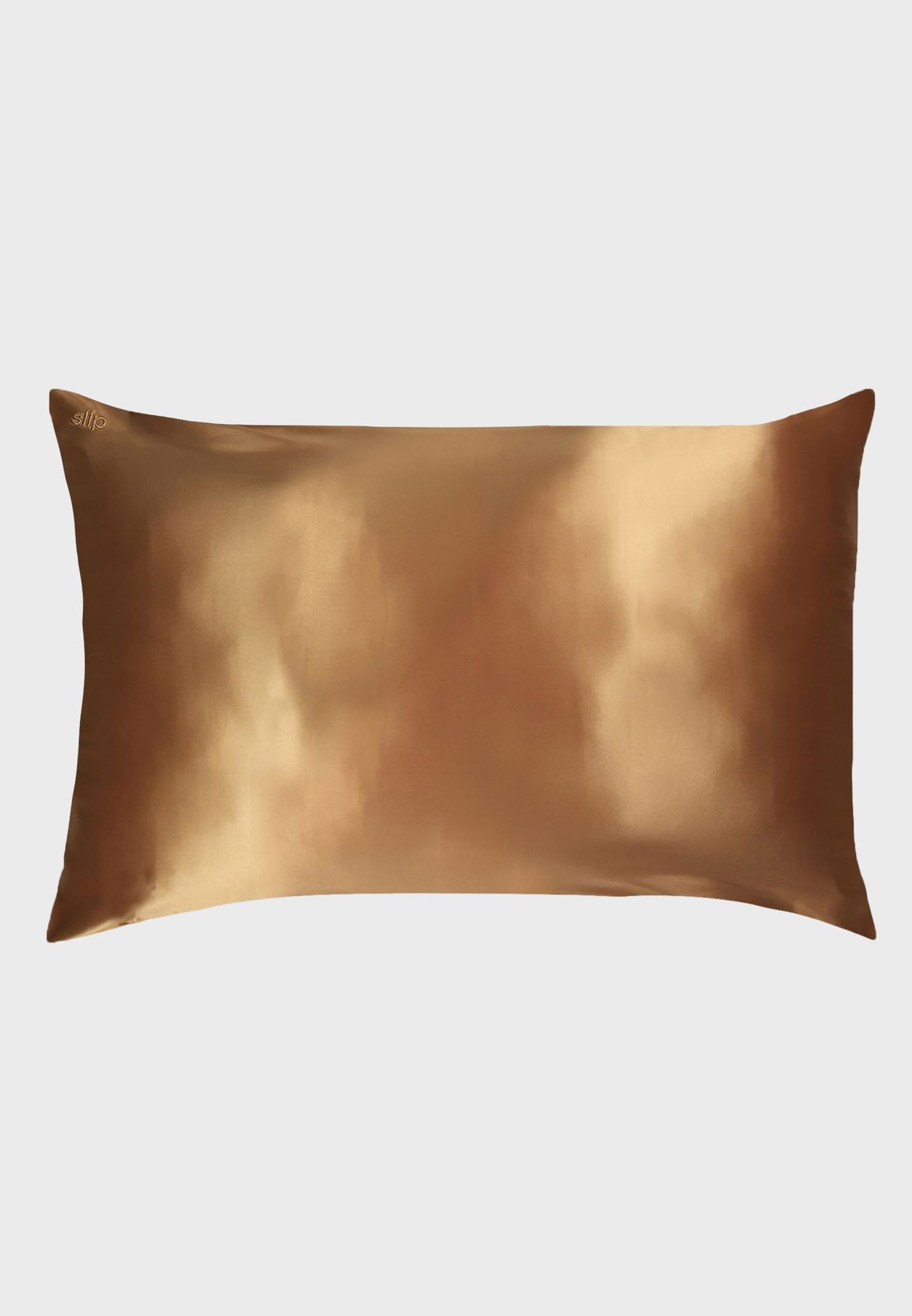 Queen Size Silk Pillow Case - Gold