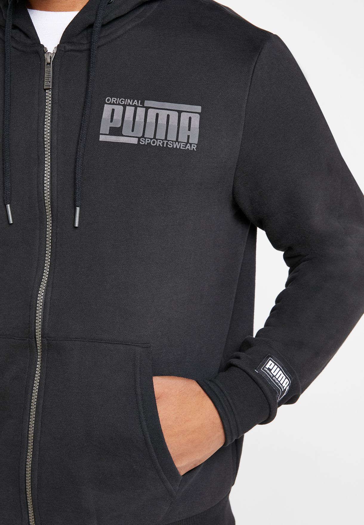 puma original sportswear hoodie