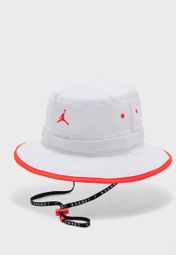 Jordan white Jordan Jumpman Bucket Hat 