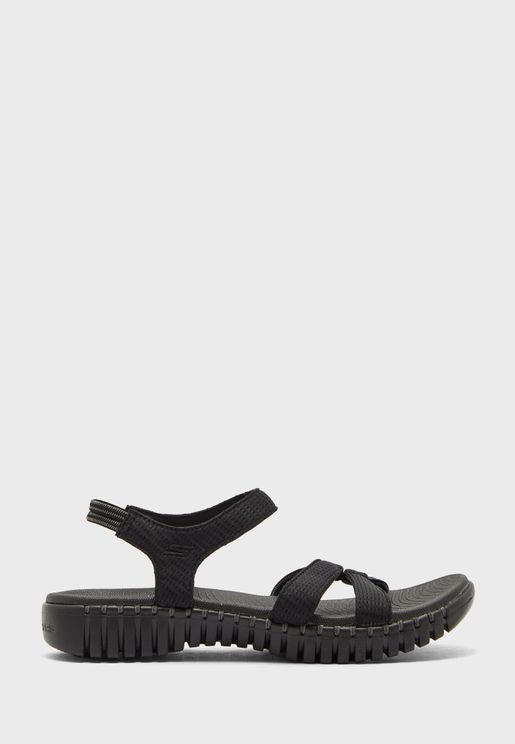 womens white skechers sandals