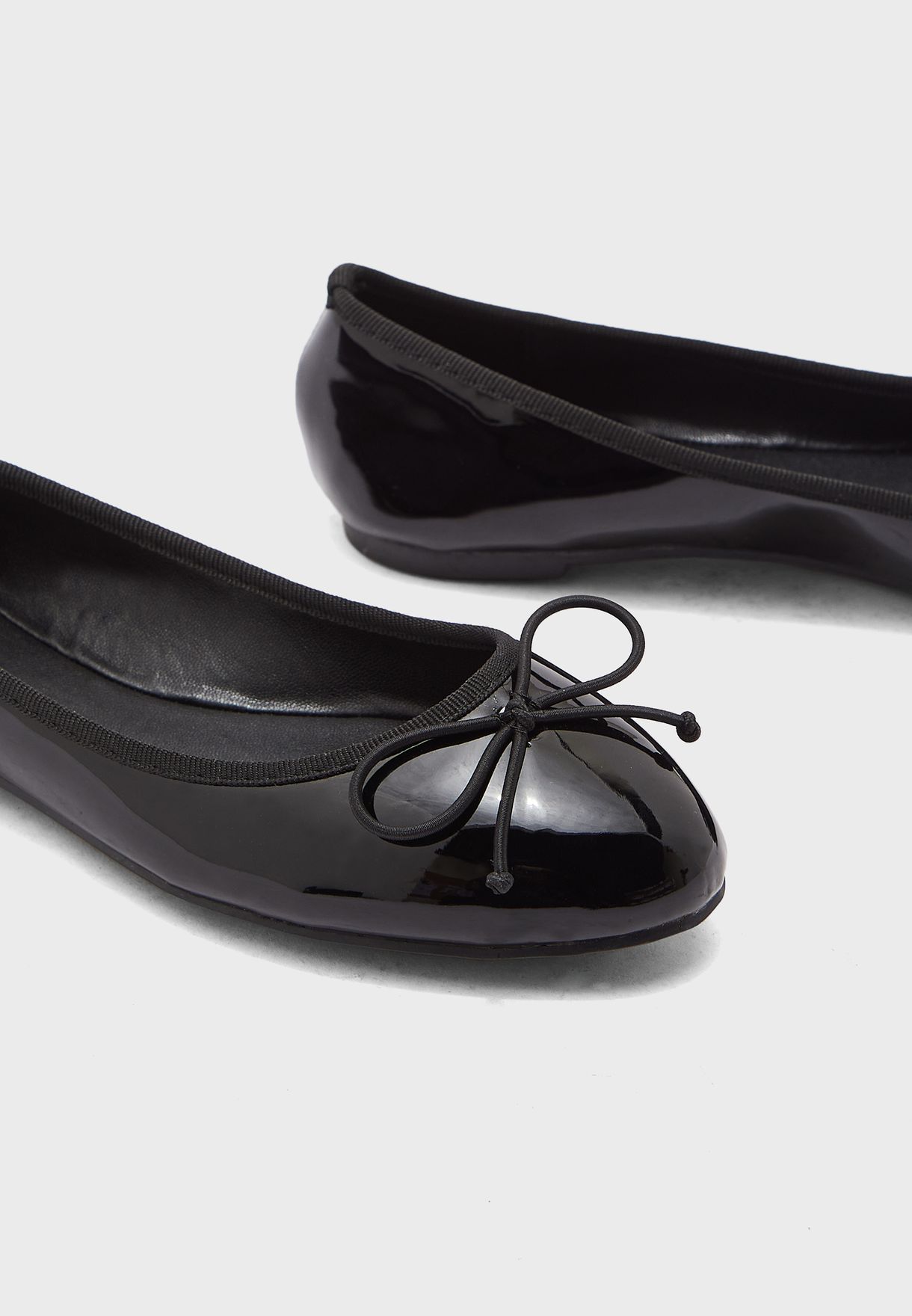 Patent Bow Ballet Flat Shoe 