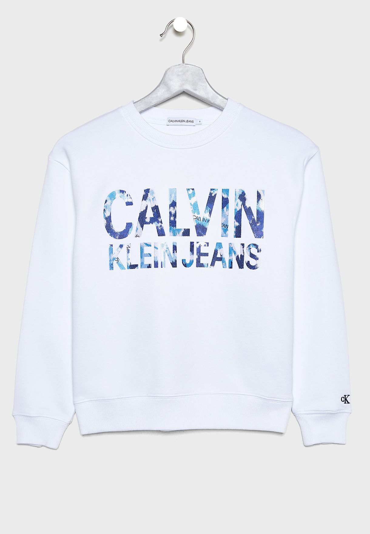 calvin klein floral sweatshirt