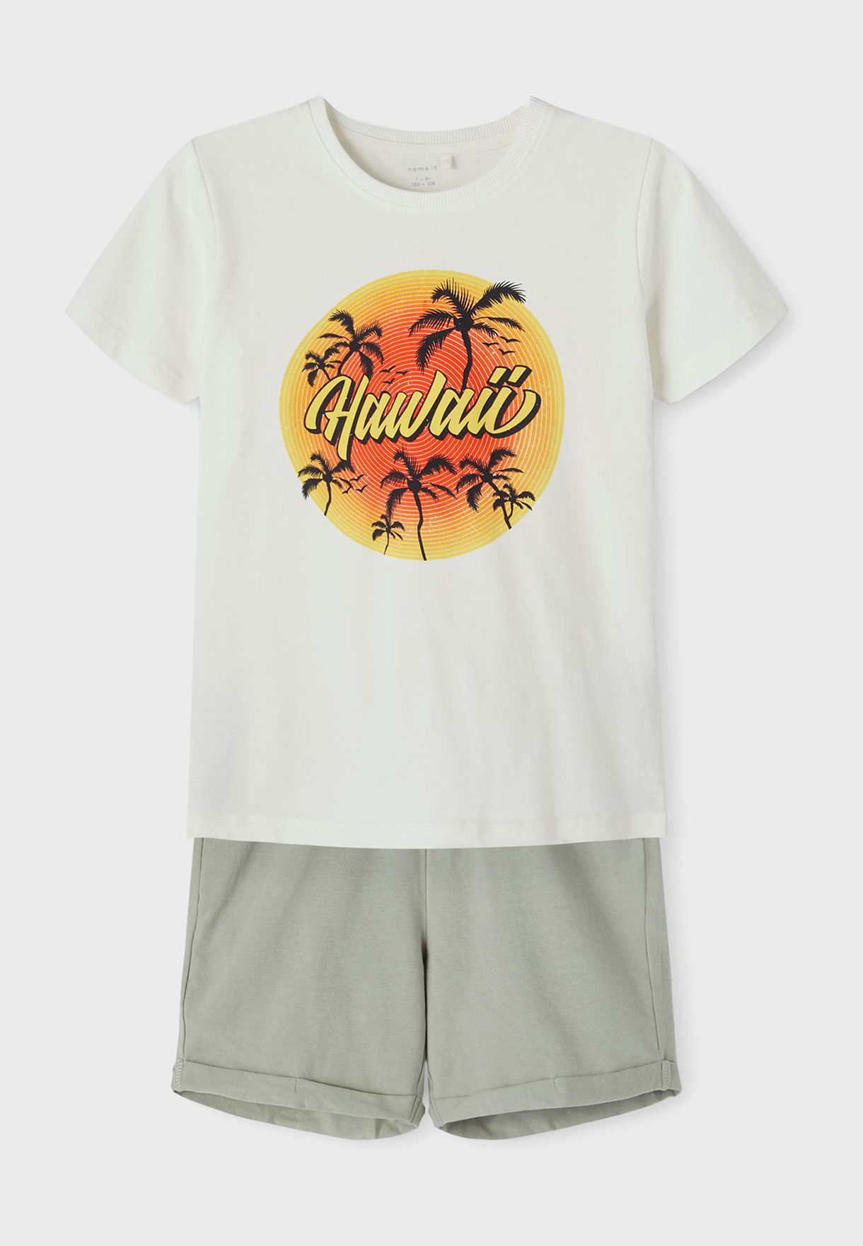 Youth Hawaii T-Shirt & Shorts Set