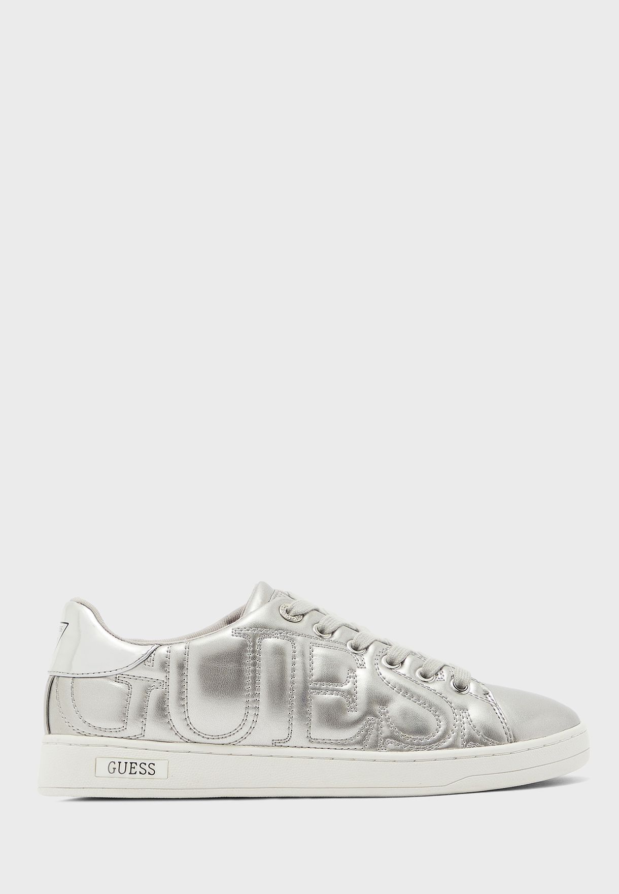 Buy Guess silver Sparkle Sneaker for 