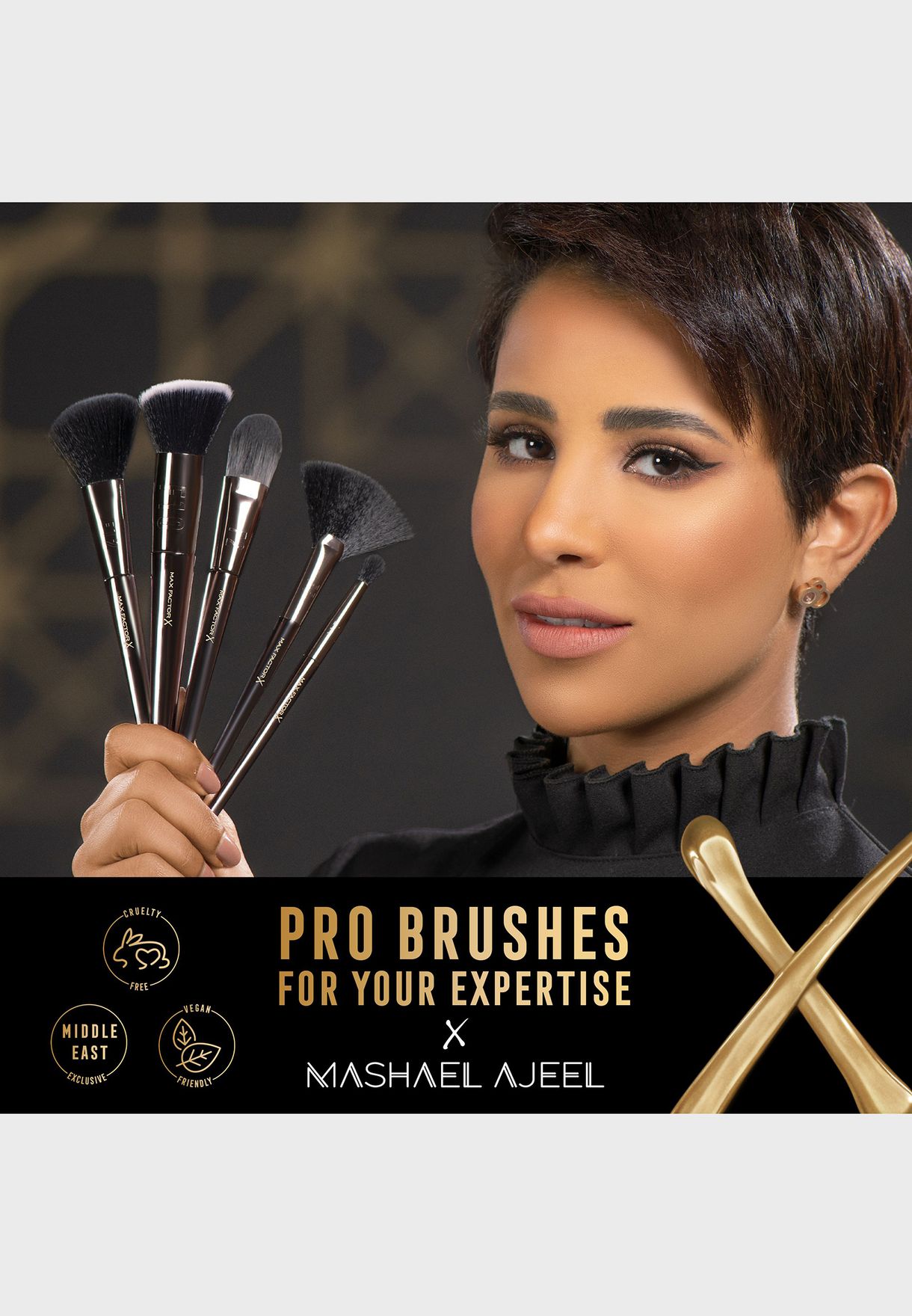 Pro Powder & Blush Brush F12 by Mashael Ajeel