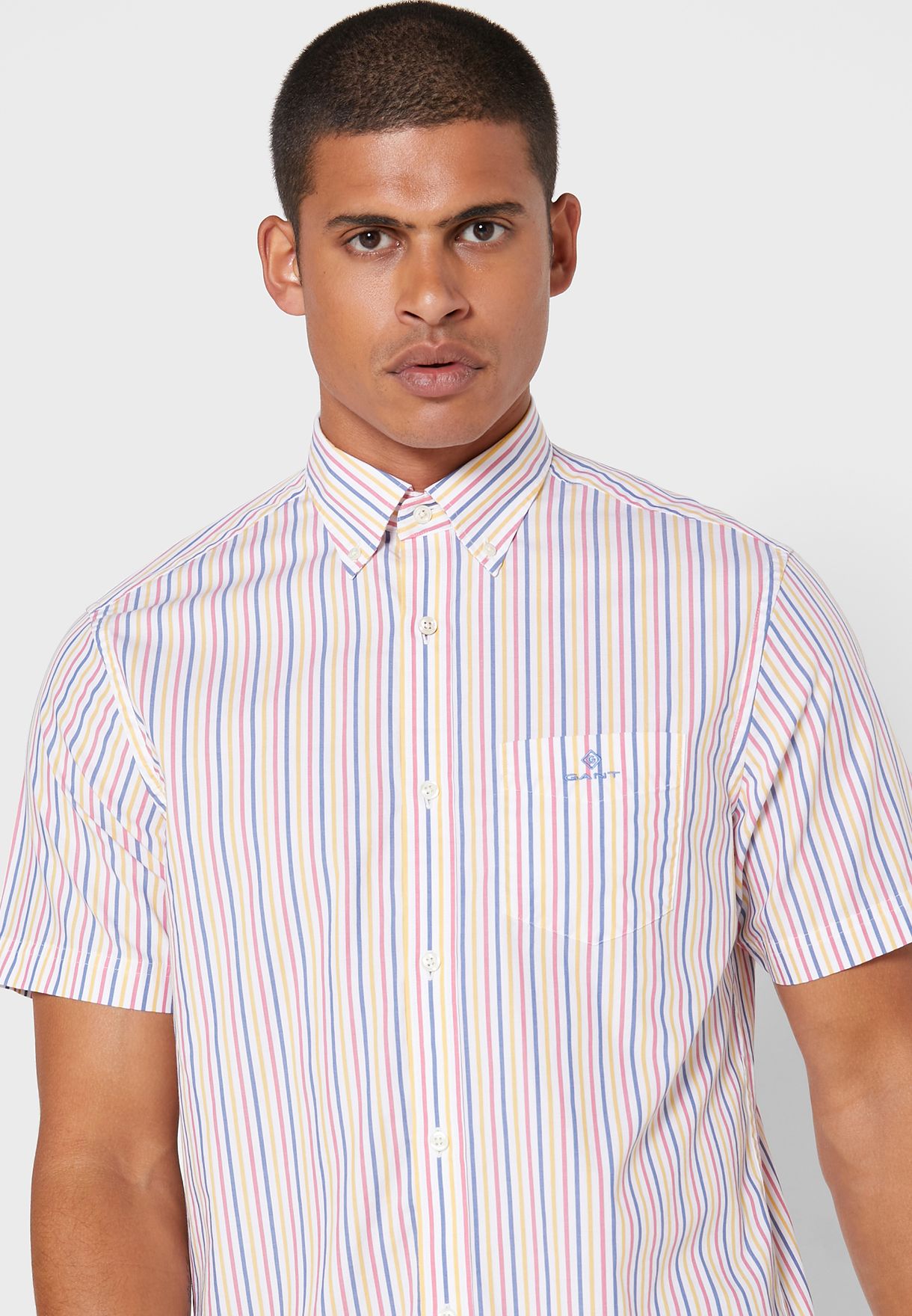 Buy Gant prints Striped Regular Fit Shirt for Men in MENA, Worldwide