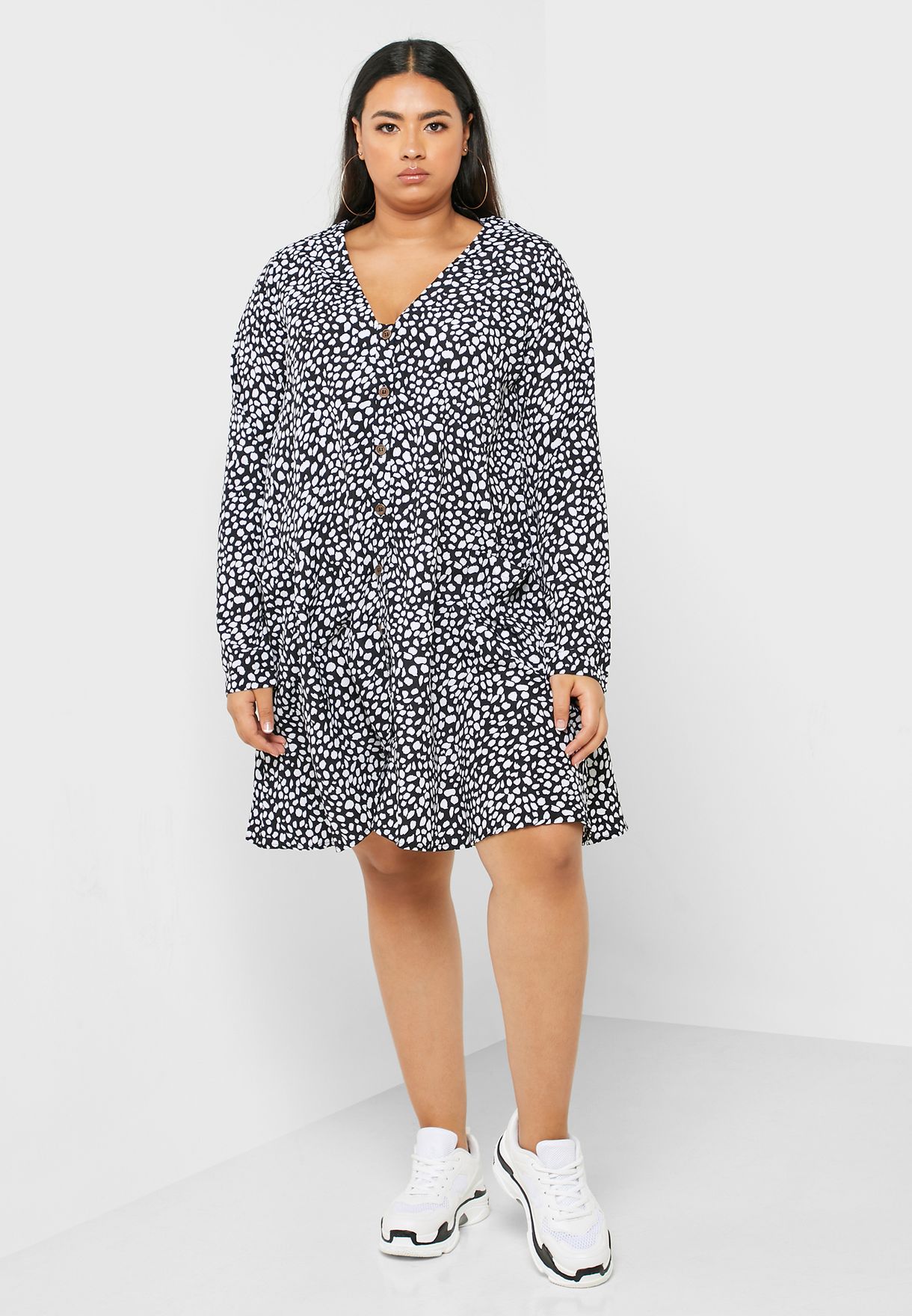 dalmatian smock dress