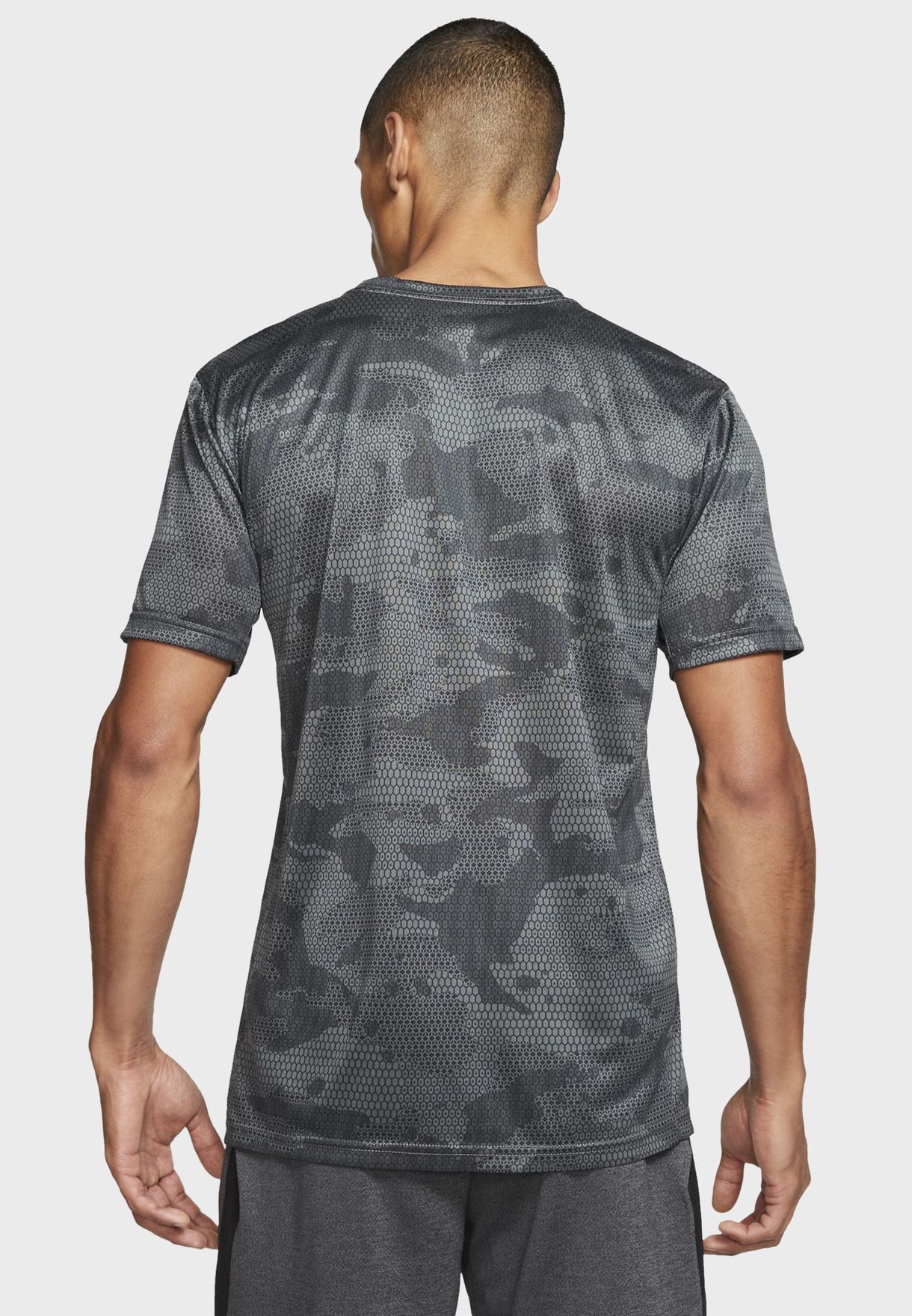 nike dry camo aop print t shirt mens