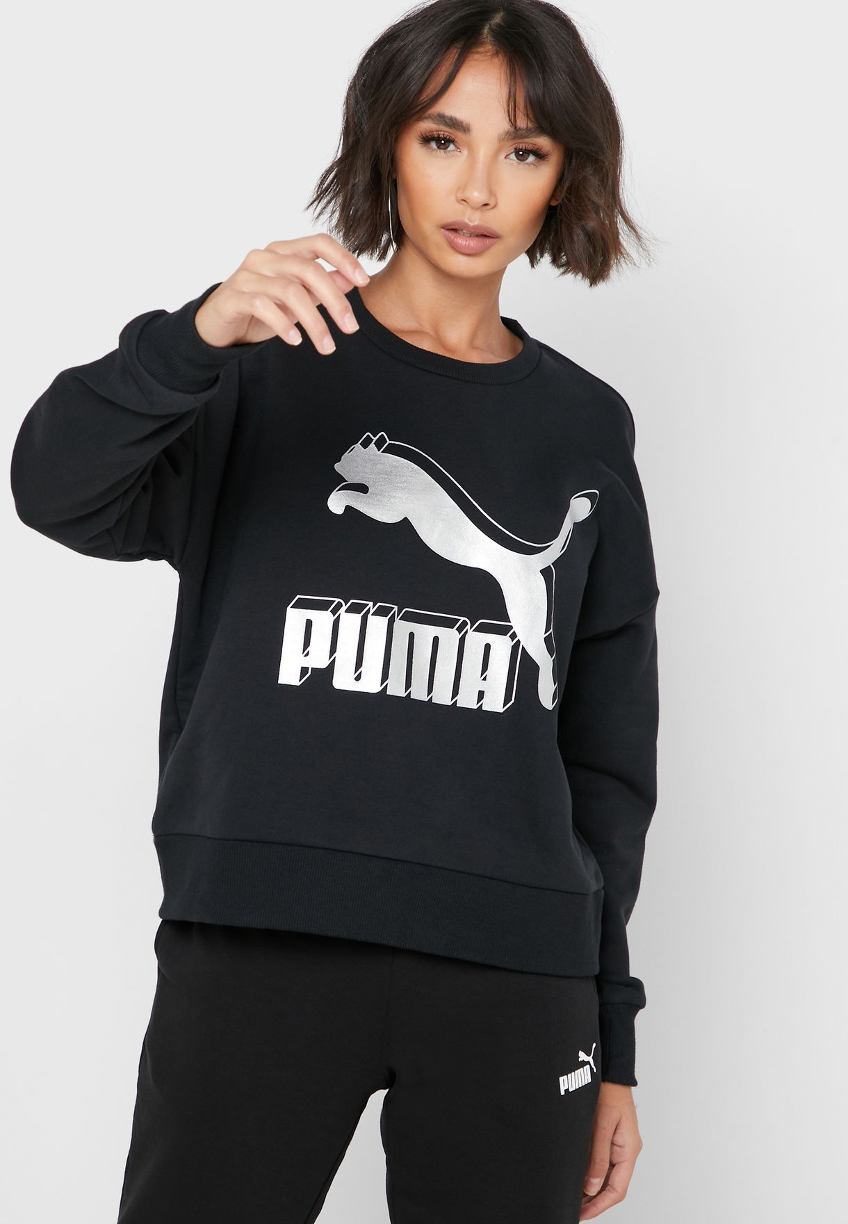 puma logo sweatshirt
