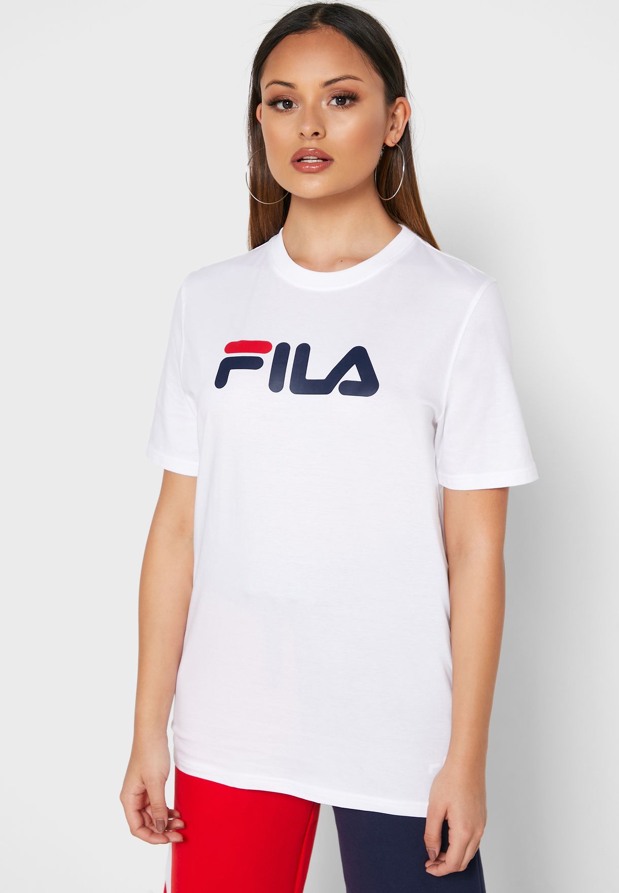 fila shirt womens white