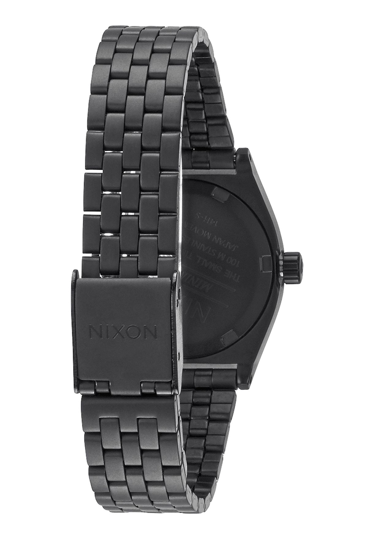 Small Time Teller All Black / Rose Gold Watch