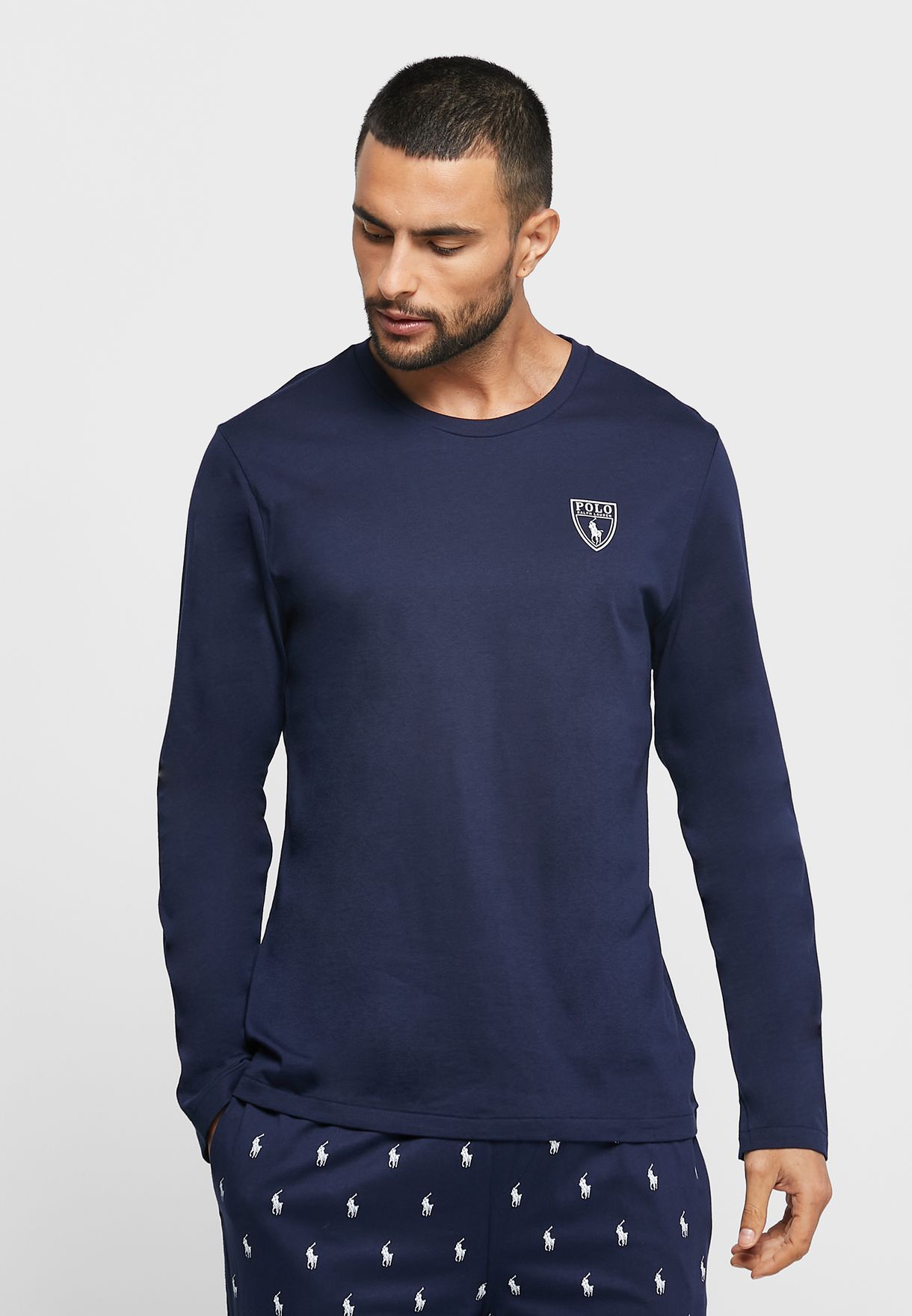 Logo Print Pyjama Set