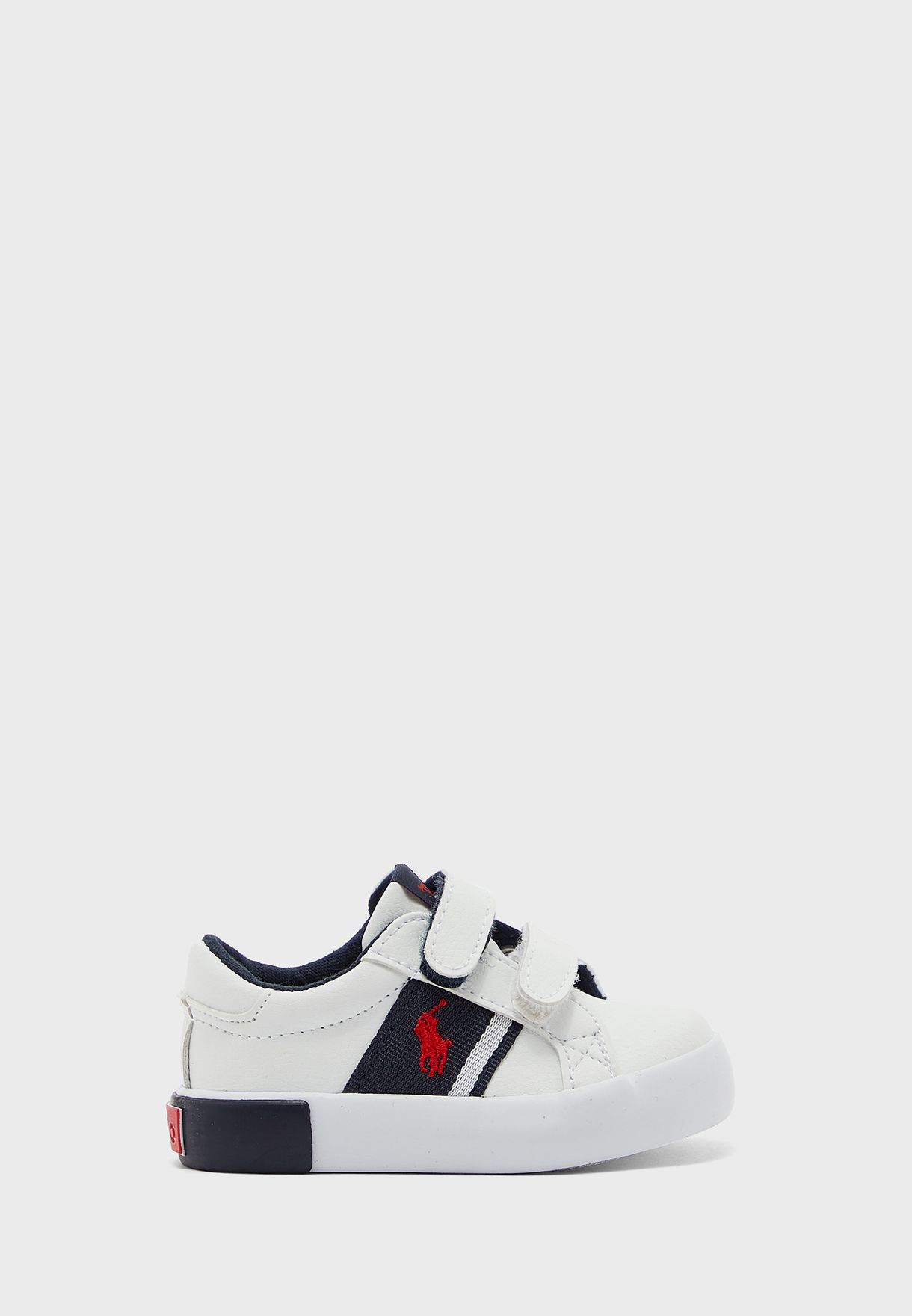 Buy Polo Ralph Lauren white Infant Logo Double Strap Sneaker for Kids in  MENA, Worldwide